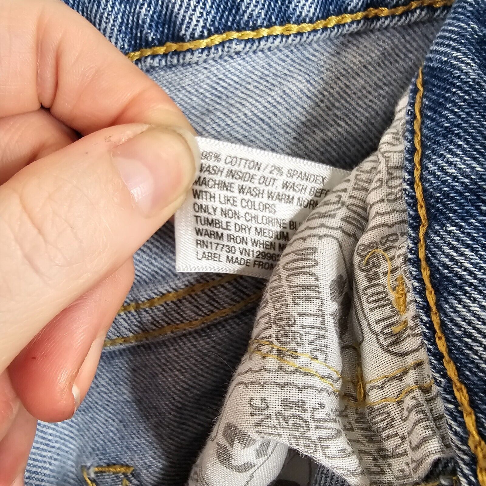 Other Wild Fable Med Wash Distress Knee Slim-Fit Button Jeans 0 Size 25" / US 0 / IT 36 - 5 Thumbnail