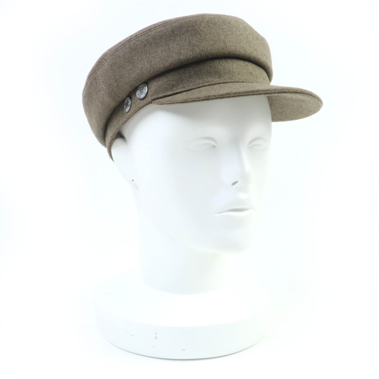 Hermes Hermes Hermes Casquette Deauville cashmere Hat Natural Material Hats DUTY FREE for USA Size ONE SIZE - 1 Thumbnail
