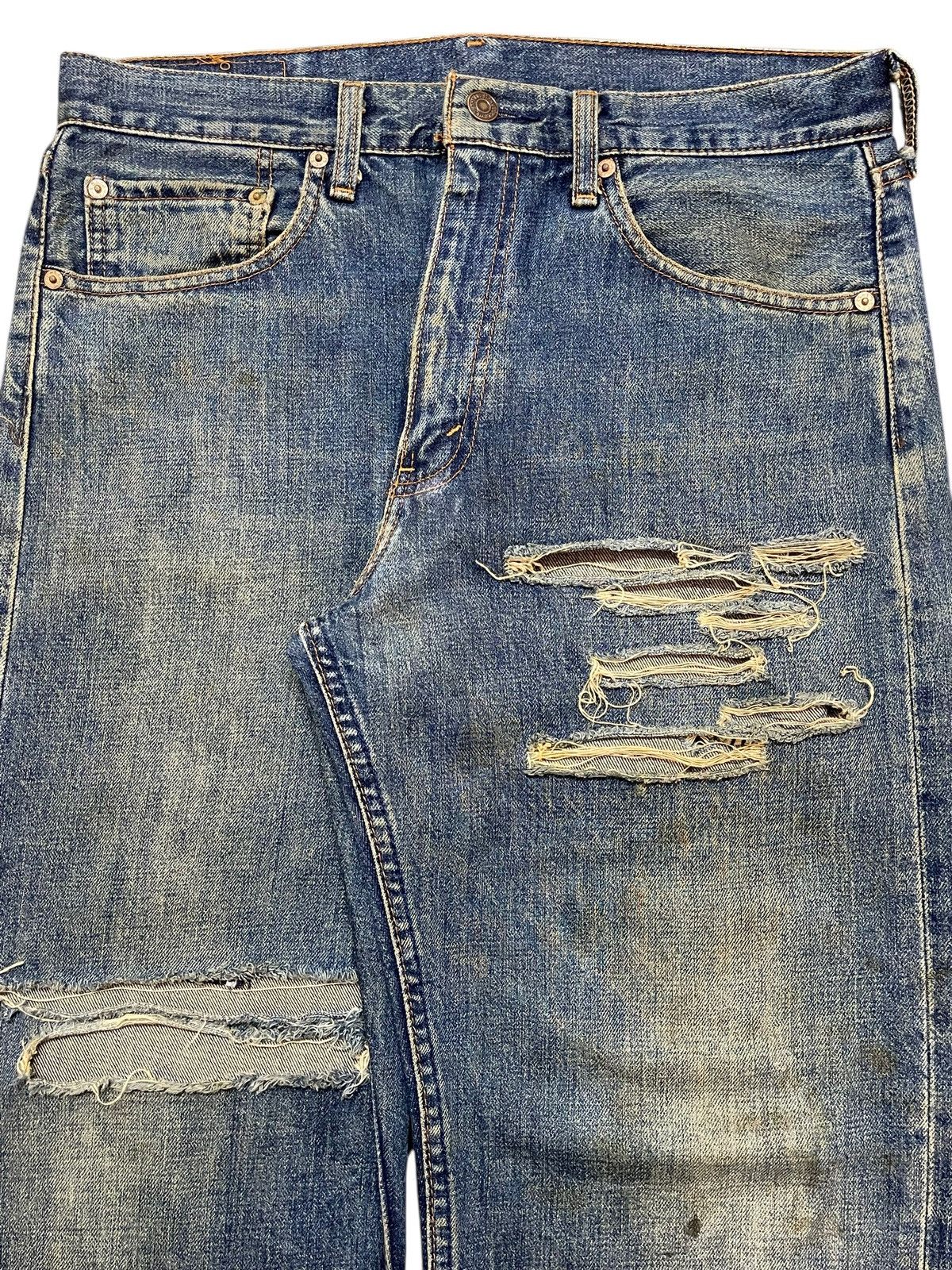 Vintage 90s Japan Levis 512 Distressed Style Baggy Jeans