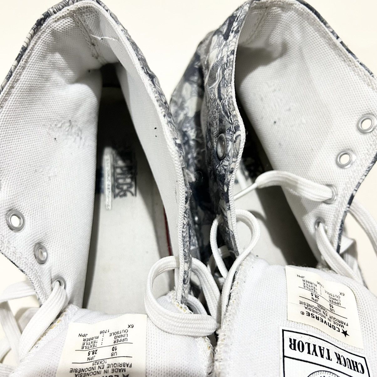 Converse × One Piece One Piece x Converse All Star 100 PT HI White Black 1CK828 Size US 10 / EU 43 - 11 Thumbnail