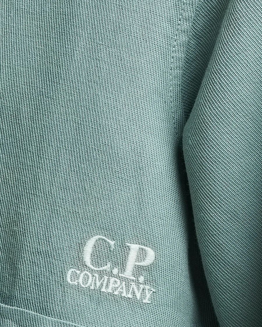 C.P. Company o1y1224 Solid Color Shirt in Sage Green Size US XL / EU 56 / 4 - 5 Thumbnail