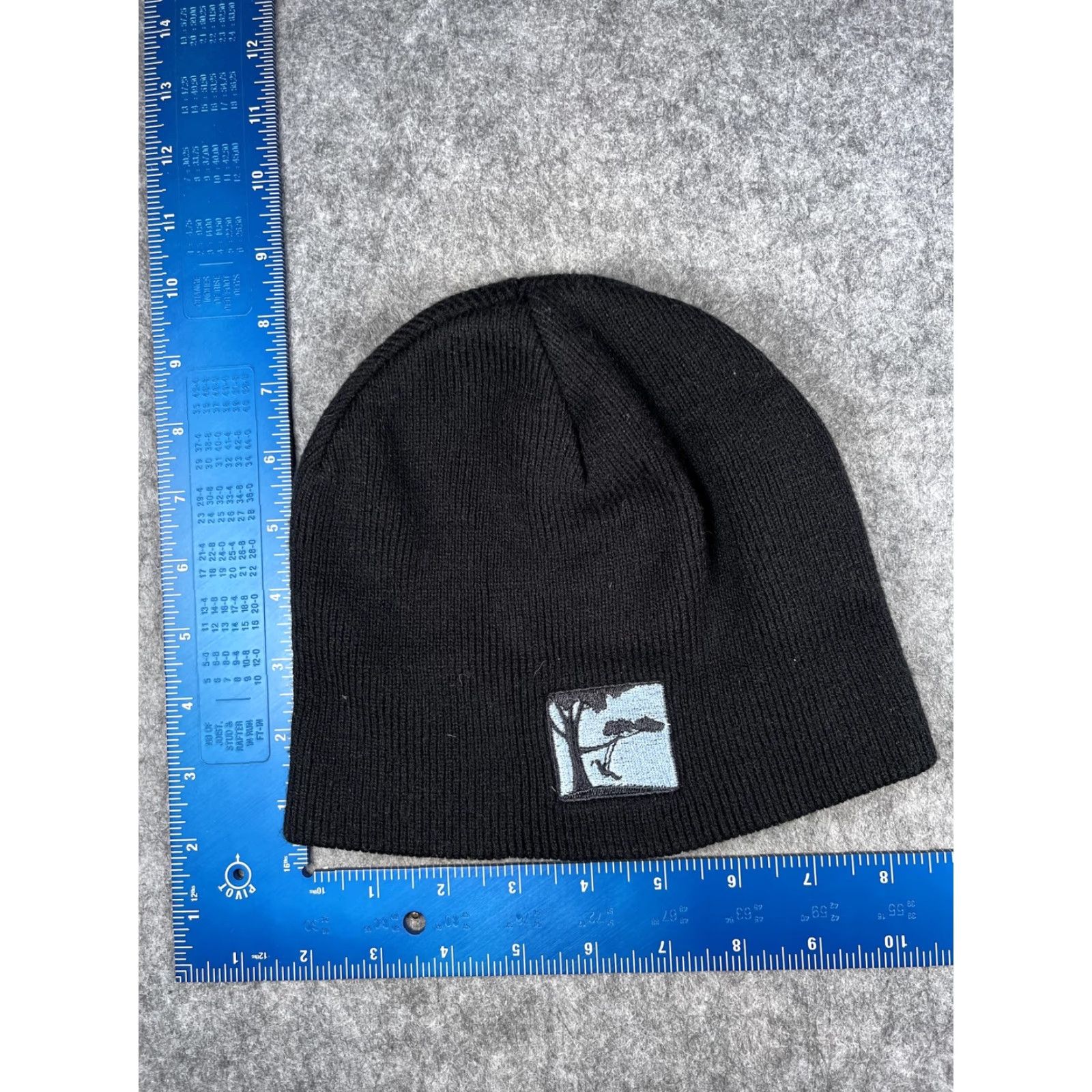 Vintage Bayside Beanie Mens One Size Black Knit San Francisco Recreation & Parks Logo Patch Streetwear Winter Casual City Nature Outdoor Mens Hat Size ONE SIZE - 4 Thumbnail