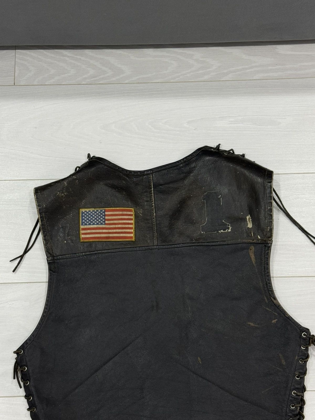 Vintage Vintage Patchwork Early 80s Distressed Harley Davidson Vest Size US S / EU 44-46 / 1 - 7 Thumbnail