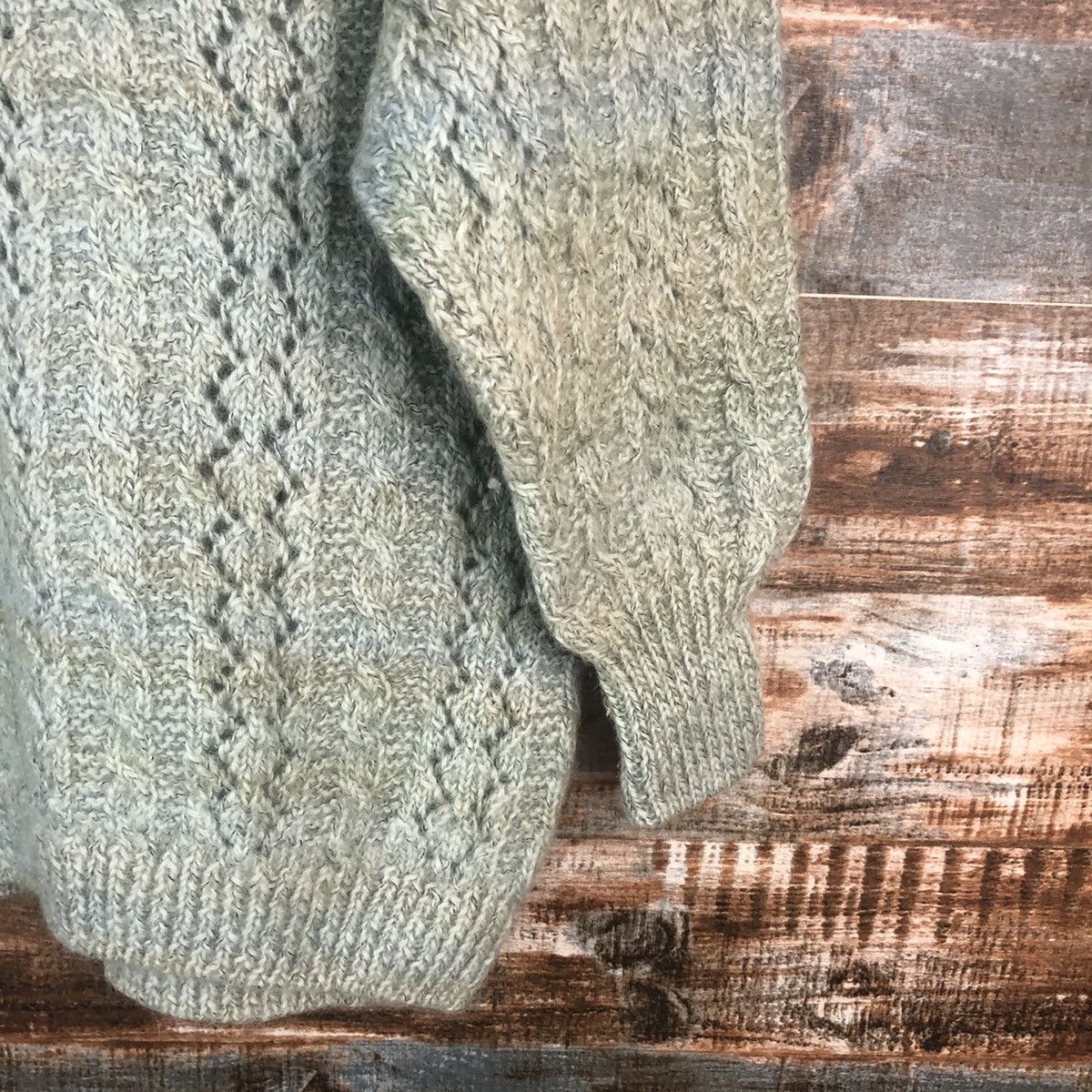 Japanese Brand Japan cardigan vintage faded Green Knitwear #A2282 Size S / US 4 / IT 40 - 14 Thumbnail