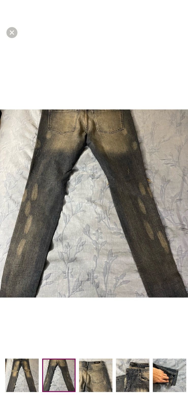 Represent Clo. Mens Represent Clothing skinny jeans Size US 36 / EU 52 - 2 Thumbnail