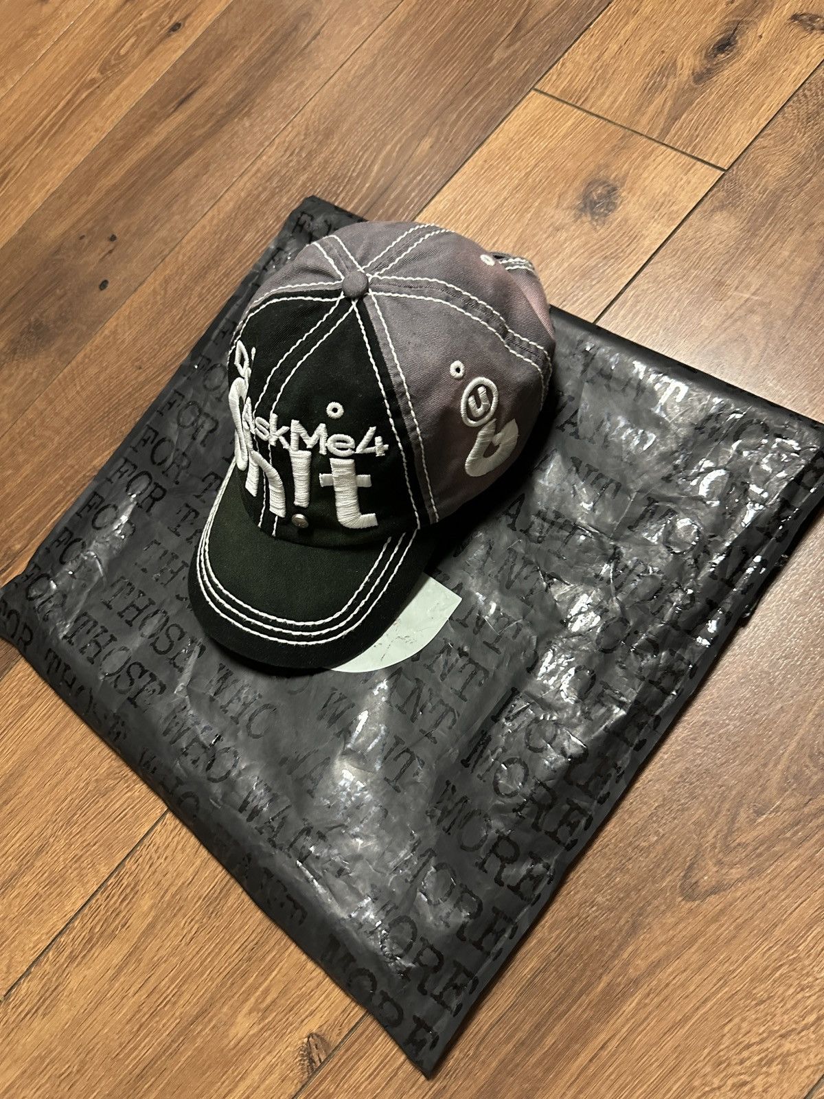 Greedy Unit Greedy Unit Black DontAskMeForSh!t Hat | Unisex | Vintage Size ONE SIZE - 7 Thumbnail