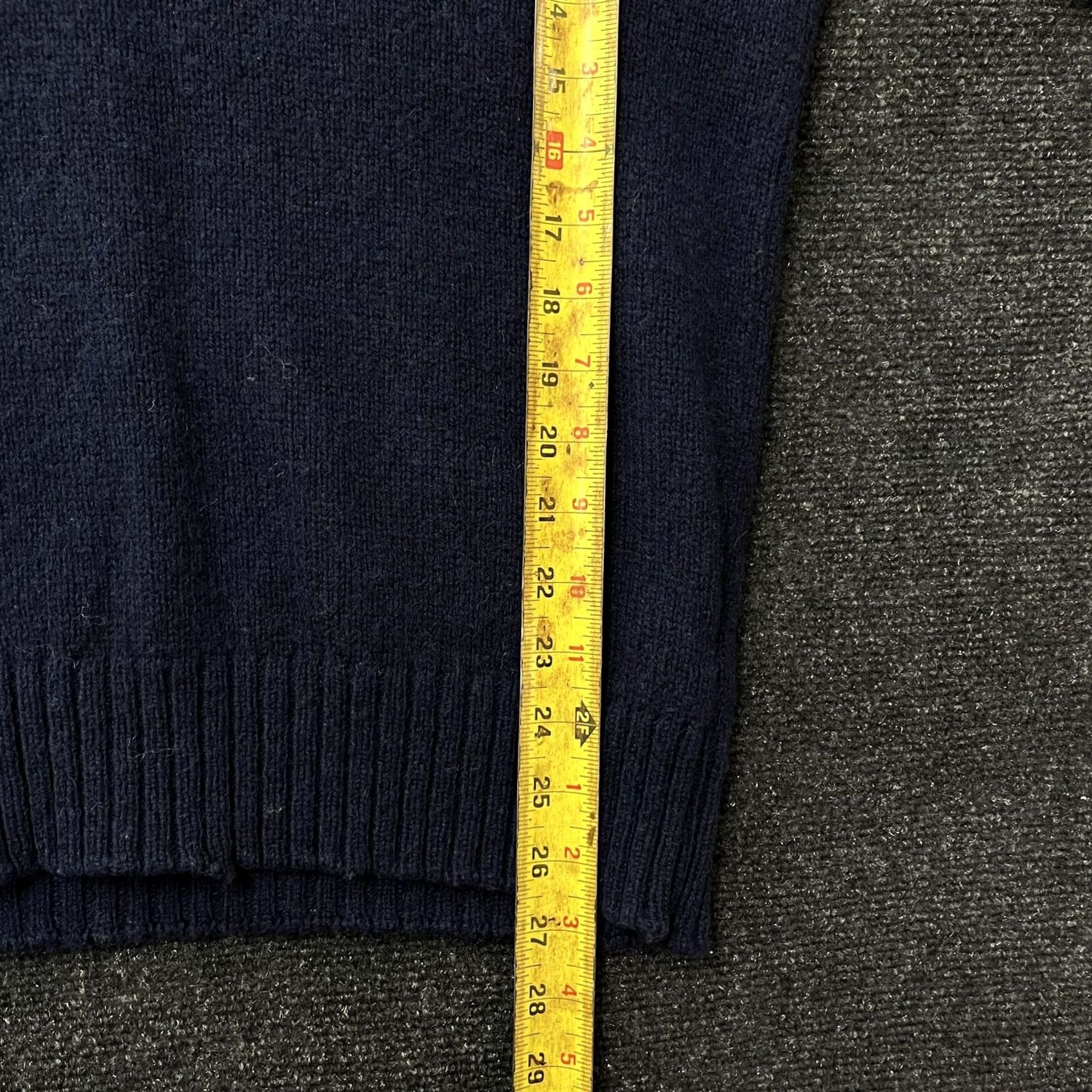 Vintage VINTAGE Horne's Sweater Mens Large Navy Wool Blend Crewneck Made USA 80s Size US L / EU 52-54 / 3 - 6 Thumbnail
