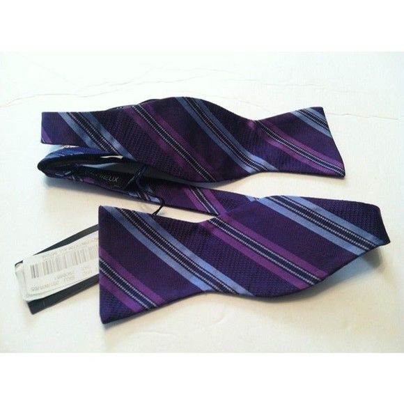 Daniel Cremieux DANIEL CREMIEUX PURPLE BOW TIE Size ONE SIZE - 2 Thumbnail