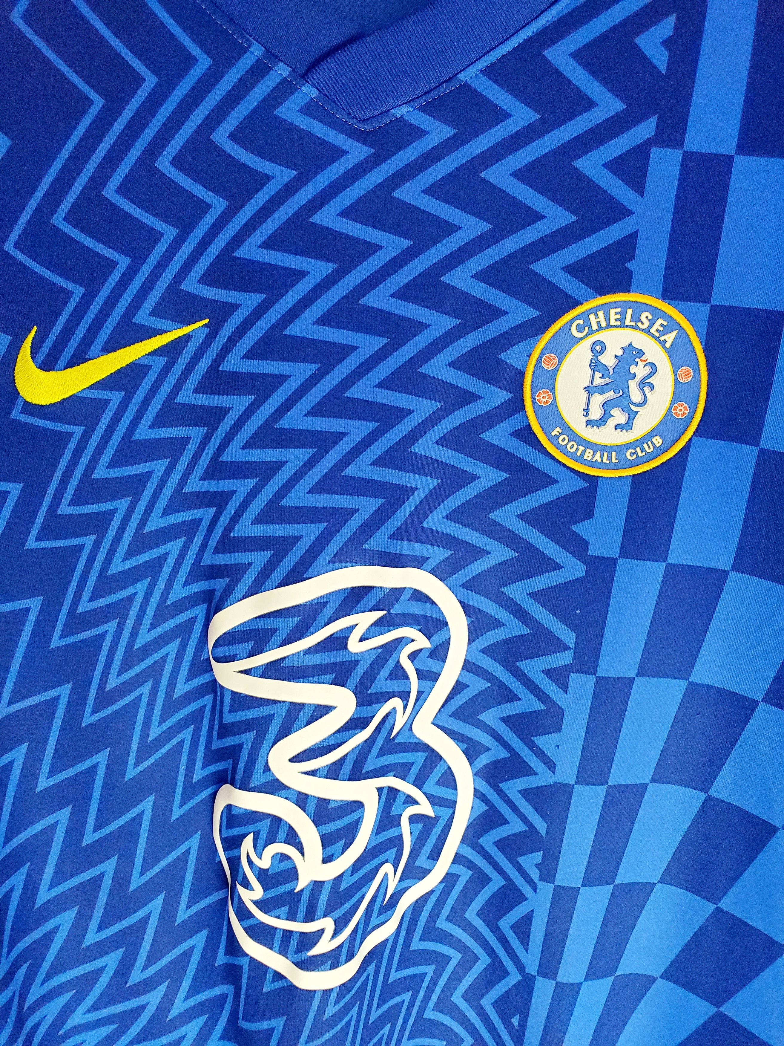 Nike CHELSEA 2021/2022 HOME NIKE JERSEY Perfect condition XXL Size US XXL / EU 58 / 5 - 2 Thumbnail