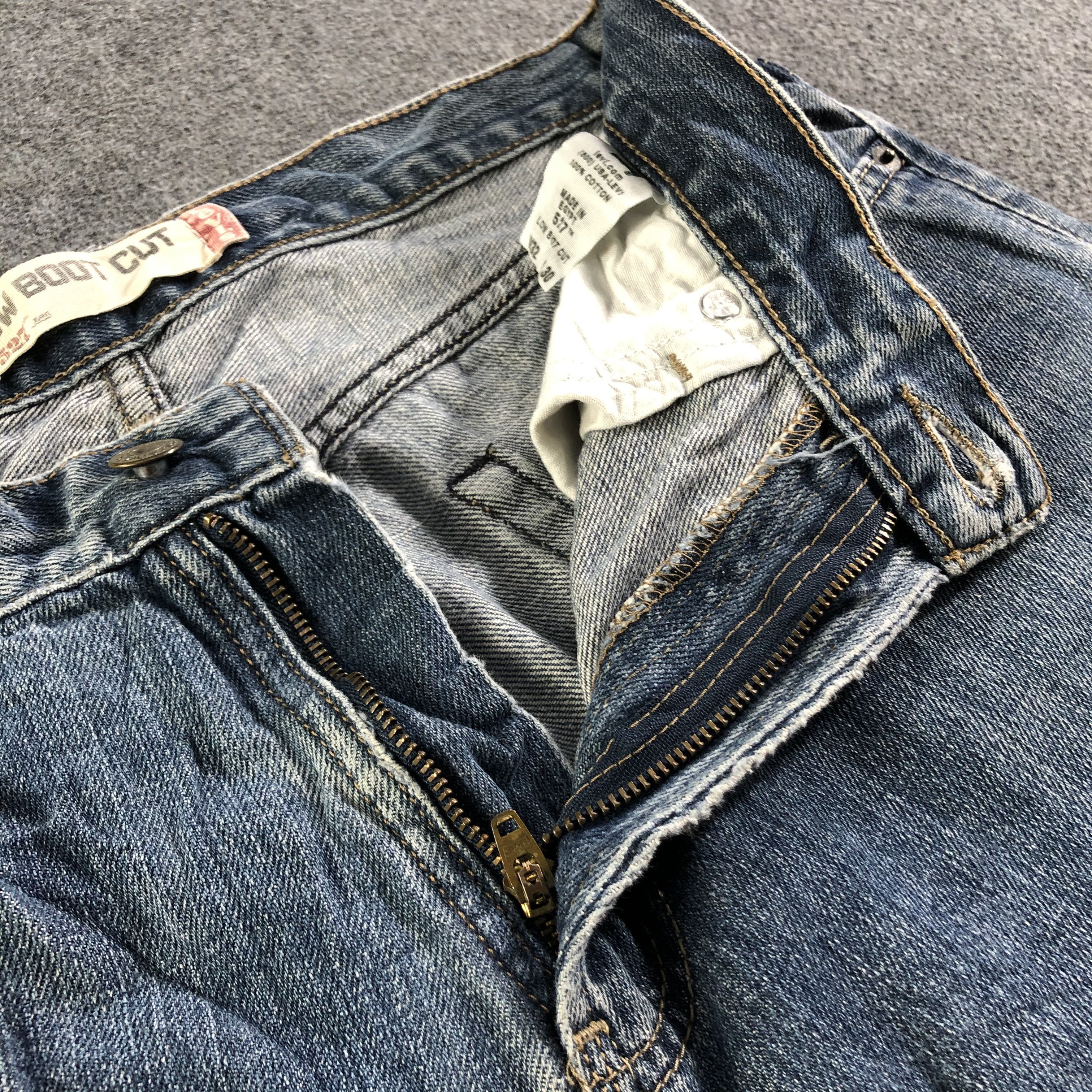 Levi's Vintage Blue Wash Levis 527 Jeans-J3035 Size US 33 - 8 Thumbnail
