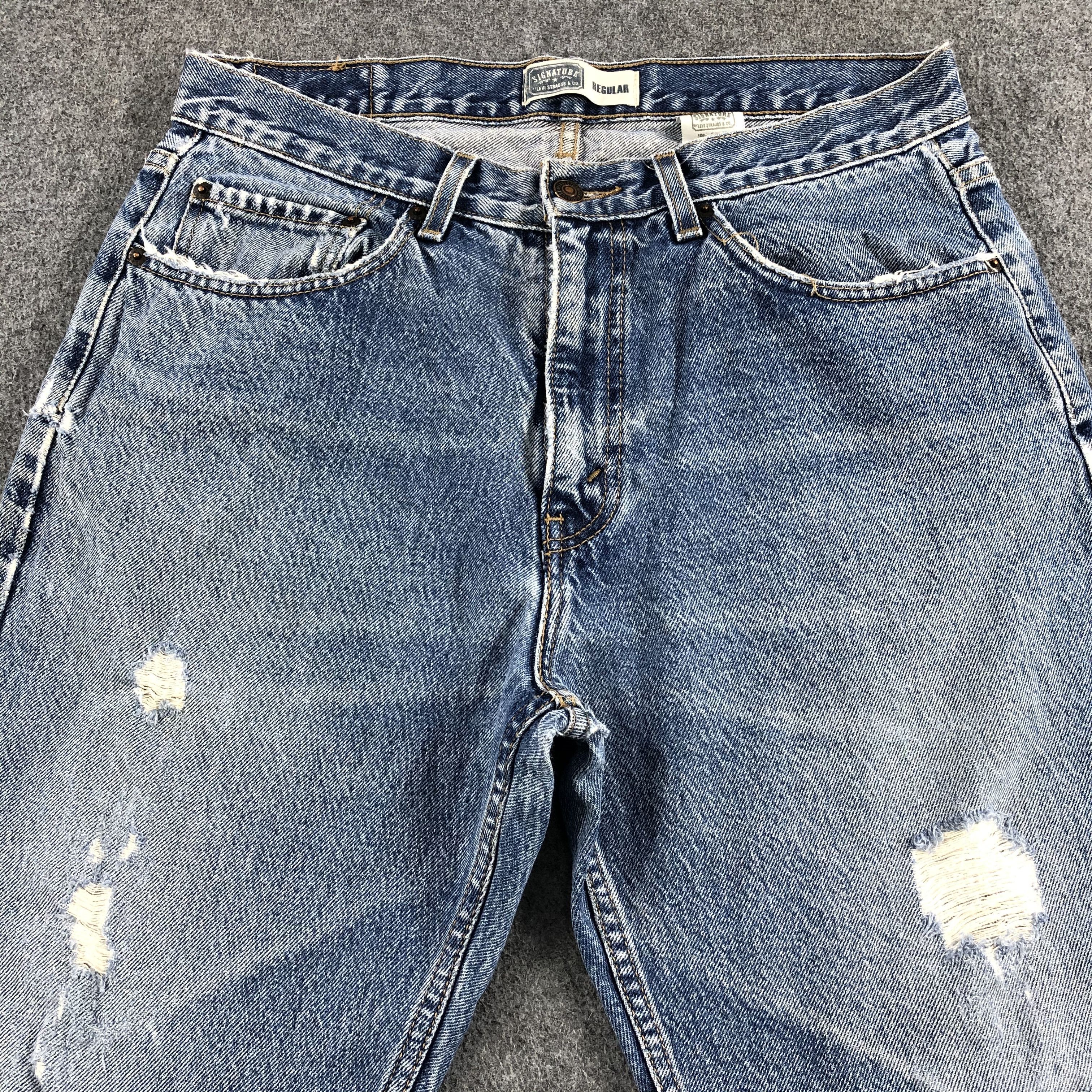 Levi's Vintage Blue Wash Levis Jeans-J1695 Size US 34 / EU 50 - 3 Thumbnail