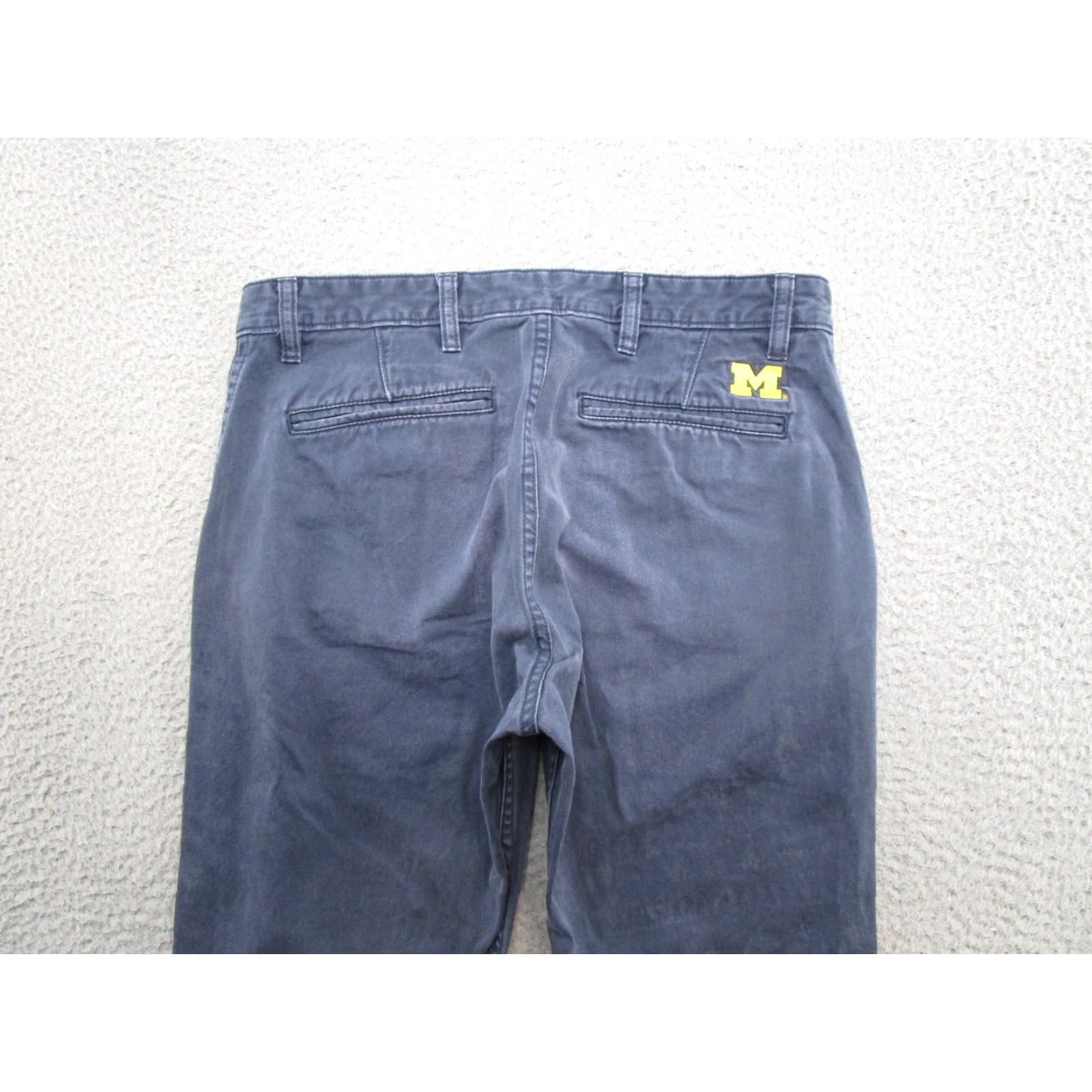 Dockers VTG Dockers Navy Blue University of Michigan Wolverines Pants 32x30 Cotton Khakis Size US 32 / EU 48 - 7 Thumbnail