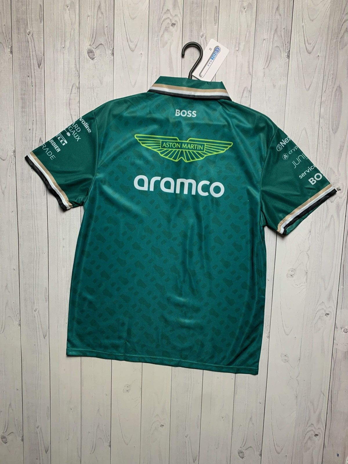 Other Aston Martin boss Racing jersey green logo size M Size US M / EU 48-50 / 2 - 1 Thumbnail