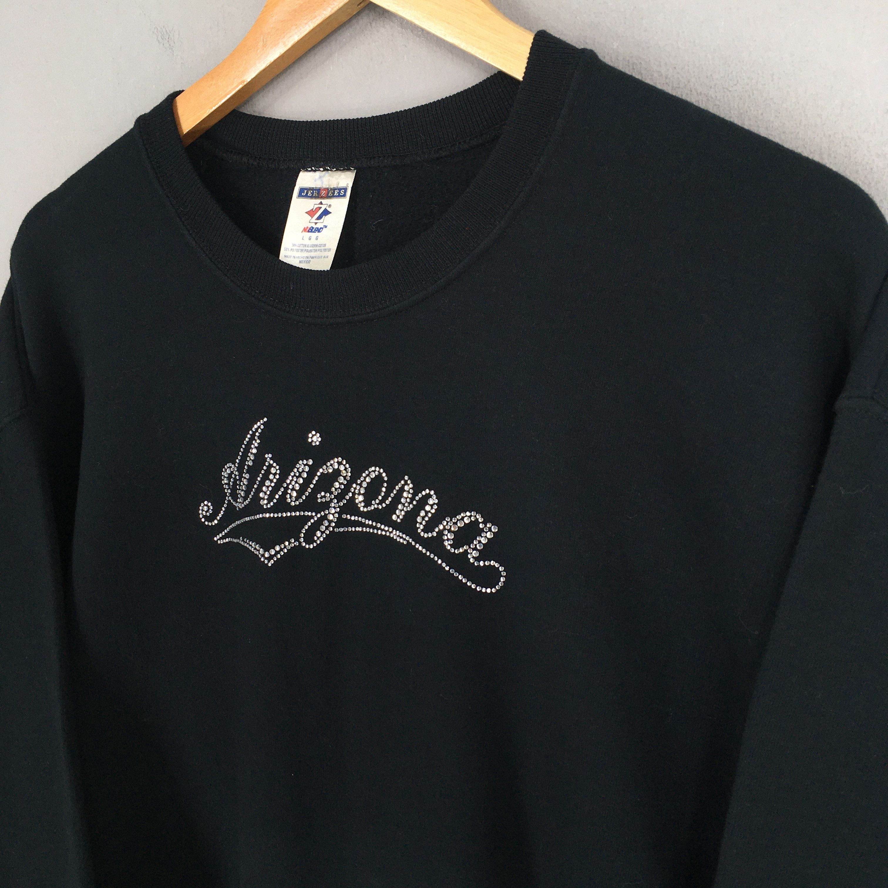 Arizona Jean Co. × Jerzees Vintage Arizona State Black Sweatshirt Large Size US L / EU 52-54 / 3 - 3 Thumbnail