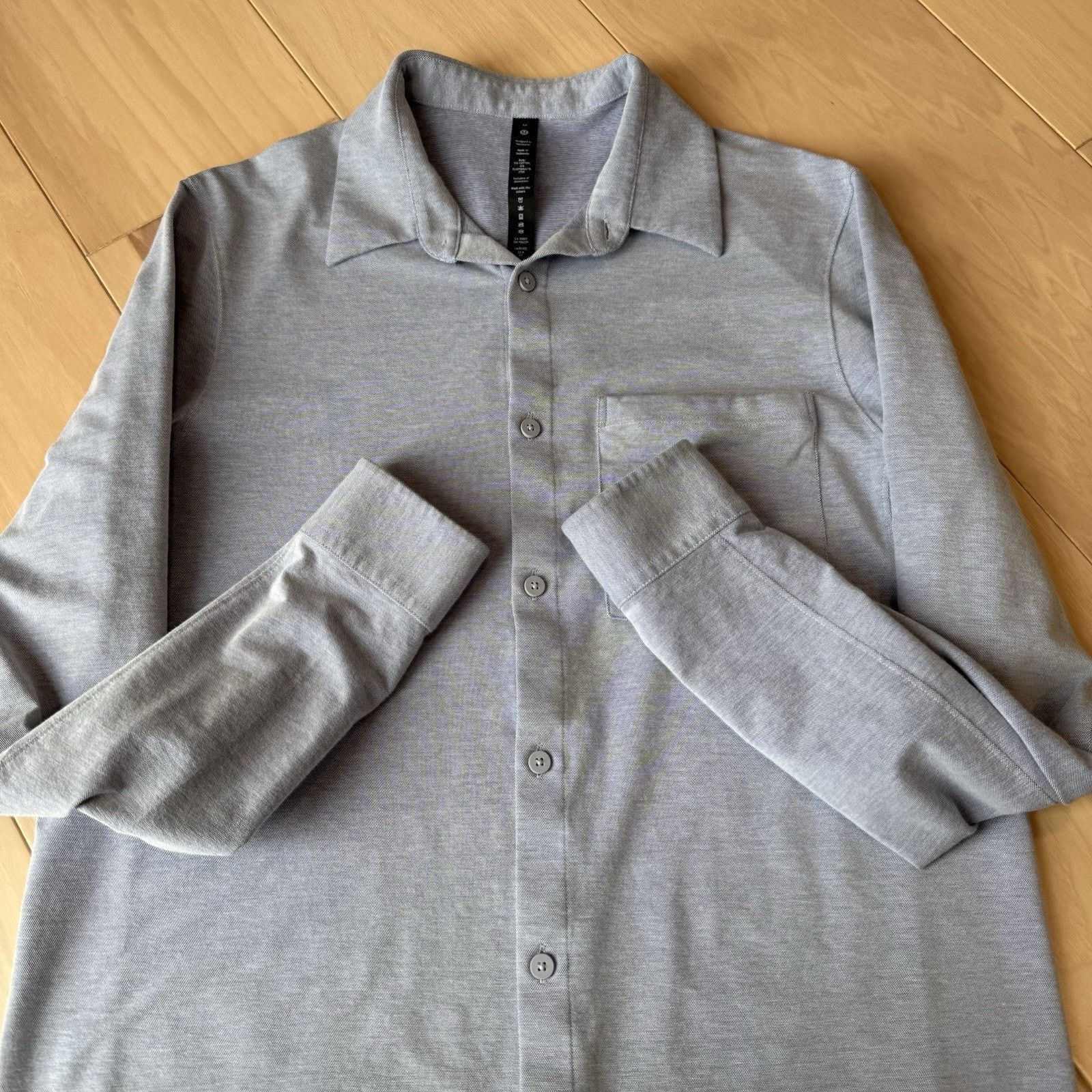 Lululemon Lululemon Commission Shirt Medium Blue Casual Button Size US M / EU 48-50 / 2 - 4 Thumbnail