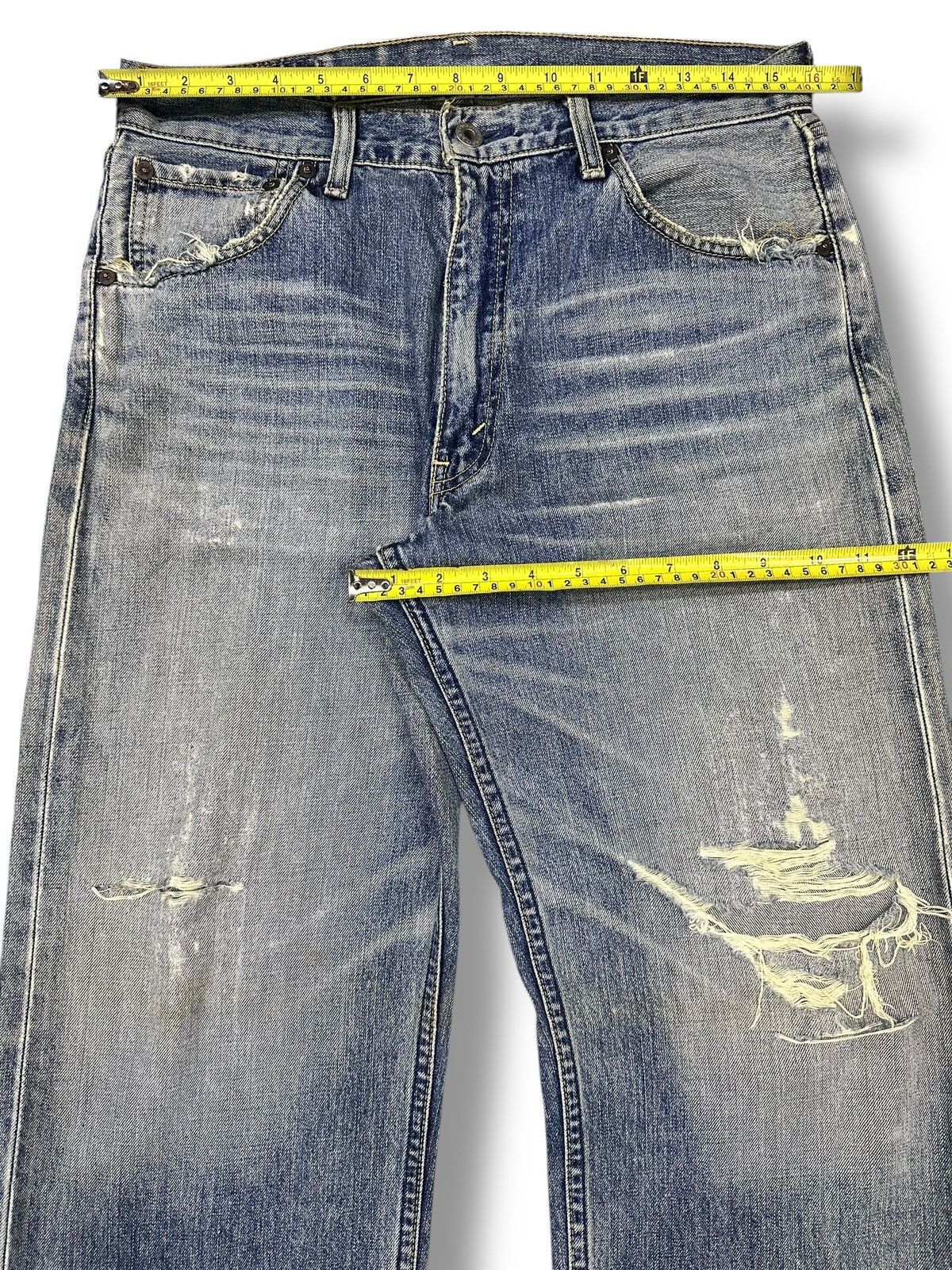 Japanese Brand Distressed Levi's 503 Vintage Baggy Wideleg Style Faded Size US 32 / EU 48 - 15 Thumbnail