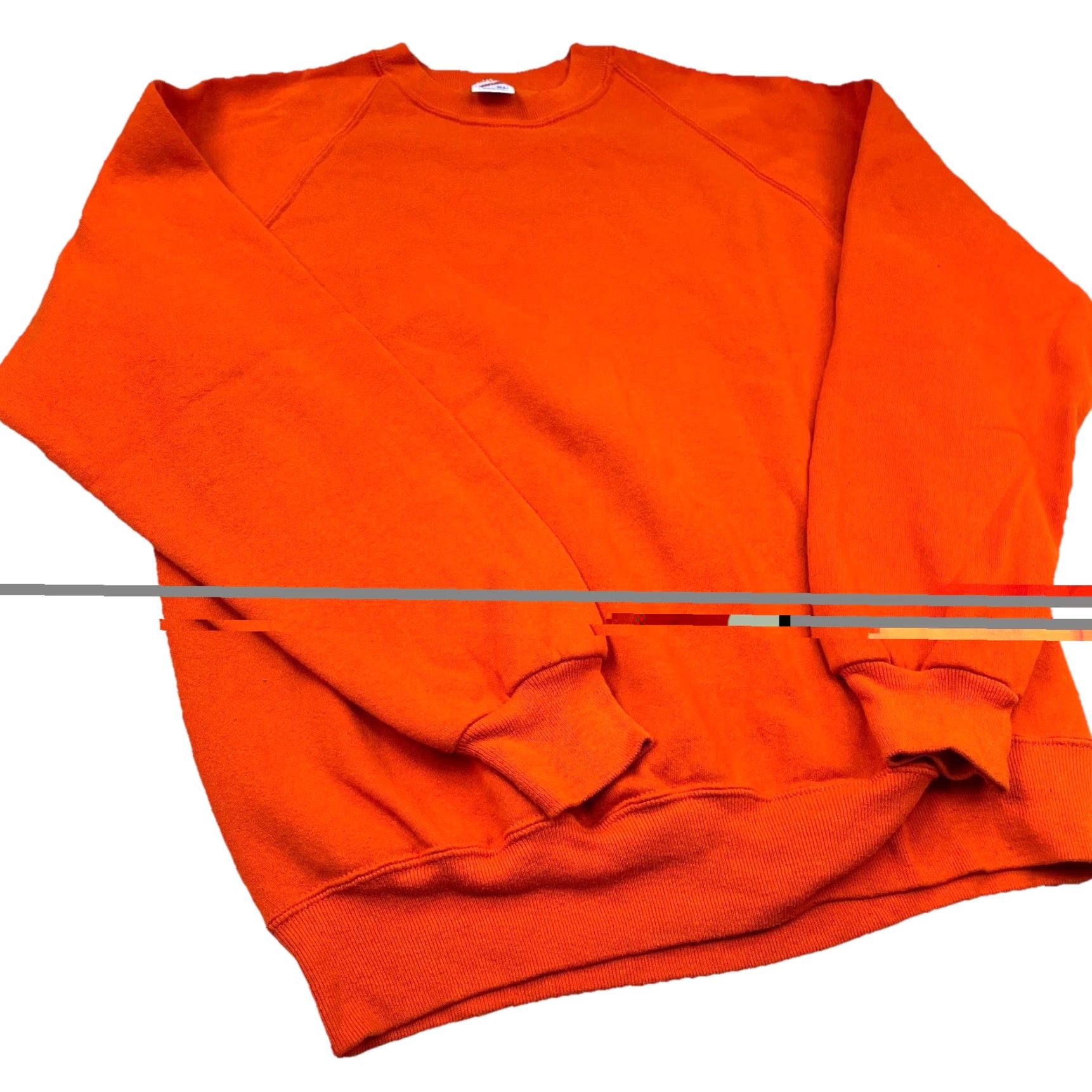 Jerzees VINTAGE Jerzees Sweatshirt Men XL Orange Crew Neck Sweater 90s USA 50/50 Blank X Size US XL / EU 56 / 4 - 4 Thumbnail