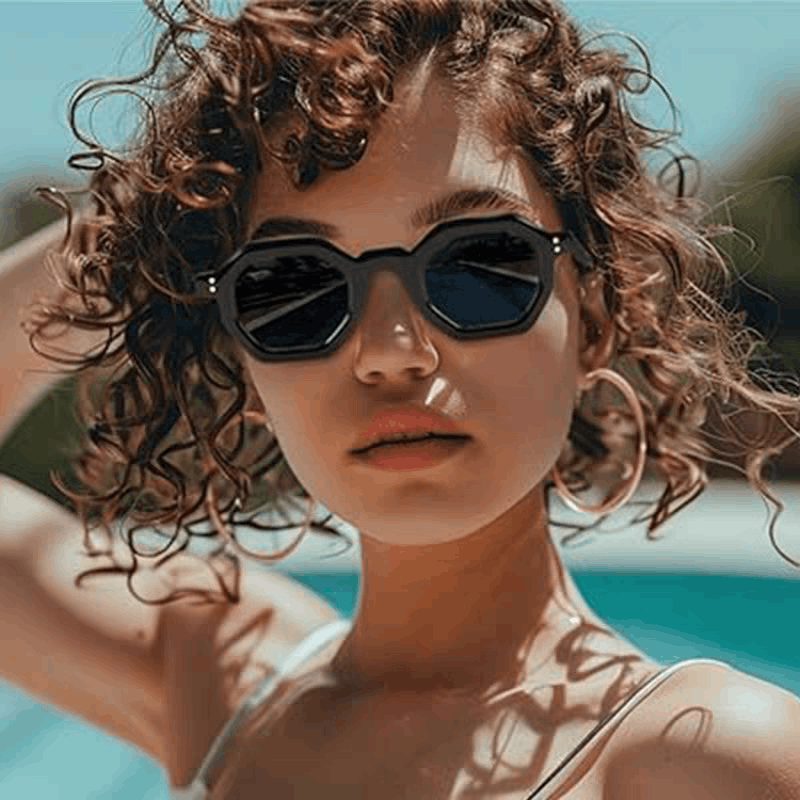 Electric Visual Vibe Street ins style custom avant-garde sunglasses Size ONE SIZE - 2 Thumbnail
