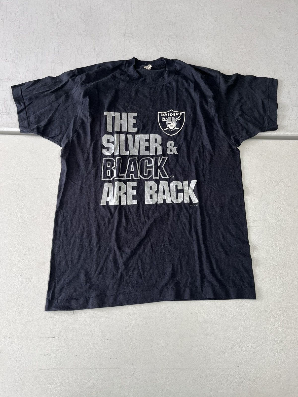 NFL × Vintage Vintage la raiders shirt Size US L / EU 52-54 / 3 - 1 Thumbnail