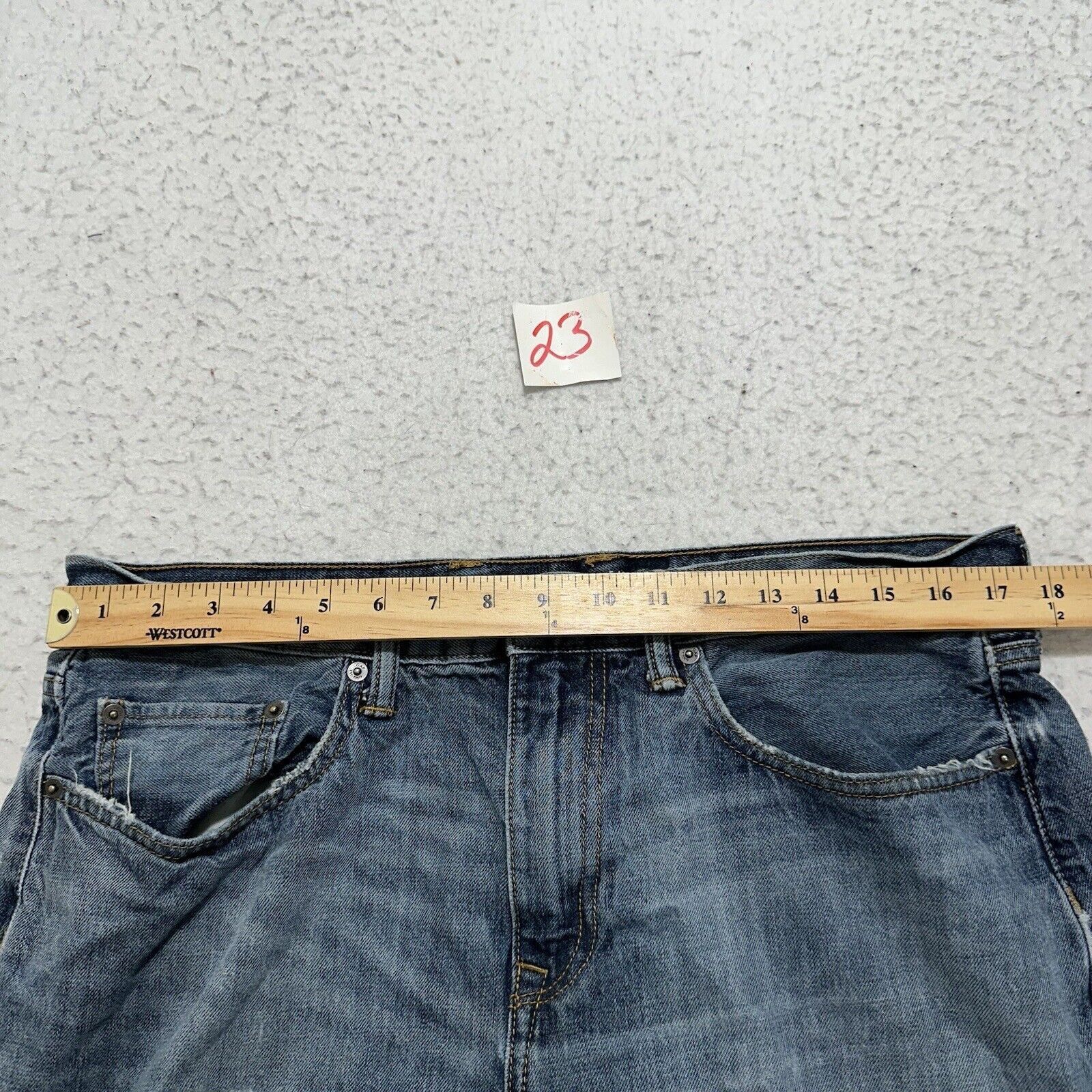 Gap GAP 34x32 Relaxed Fit Straight Leg Denim Blue Jeans Size US 34 / EU 50 - 9 Thumbnail