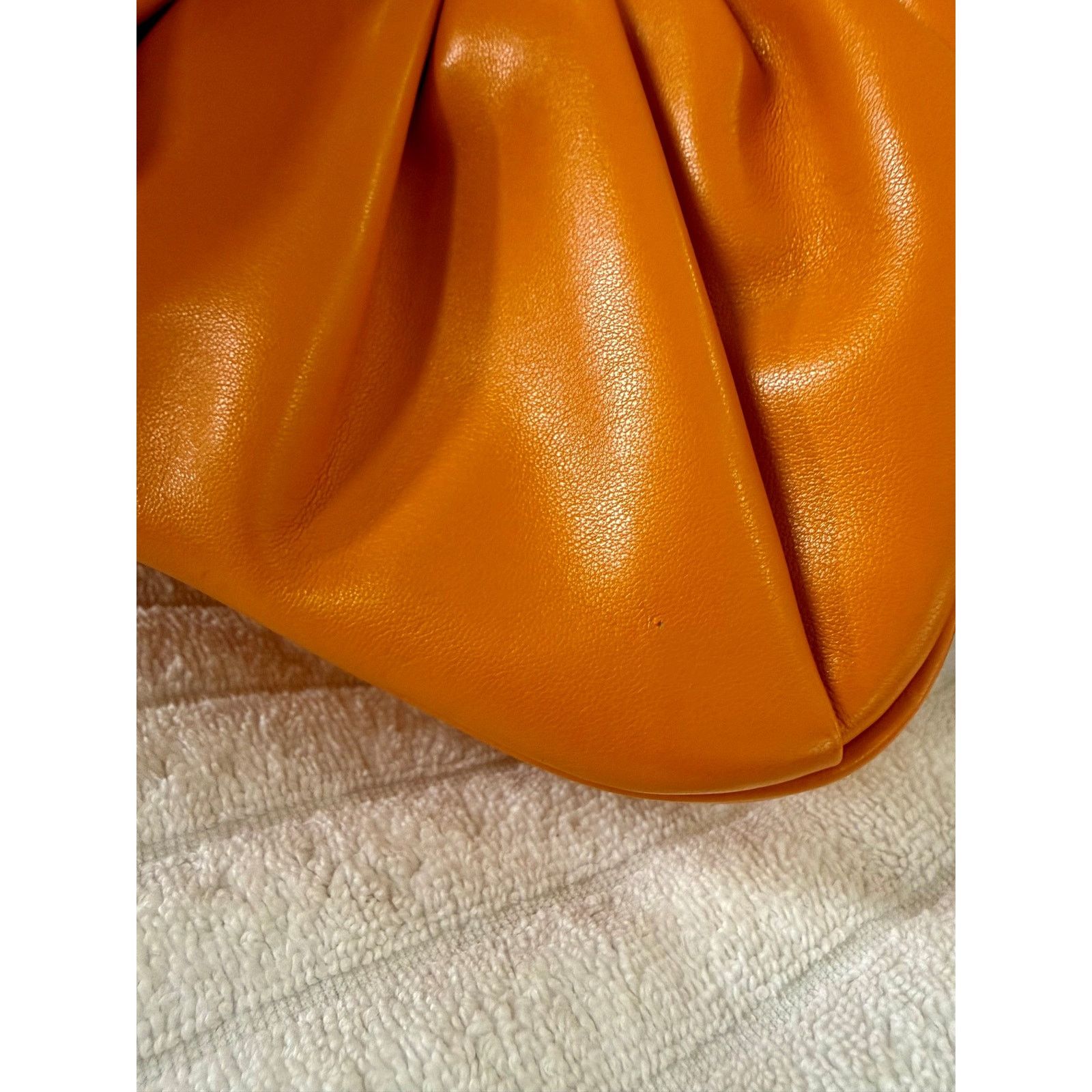 JW PEI JW PEI Gabbi Ruched Orange Vegan Leather Shoulder Fall bag Size ONE SIZE - 6 Thumbnail