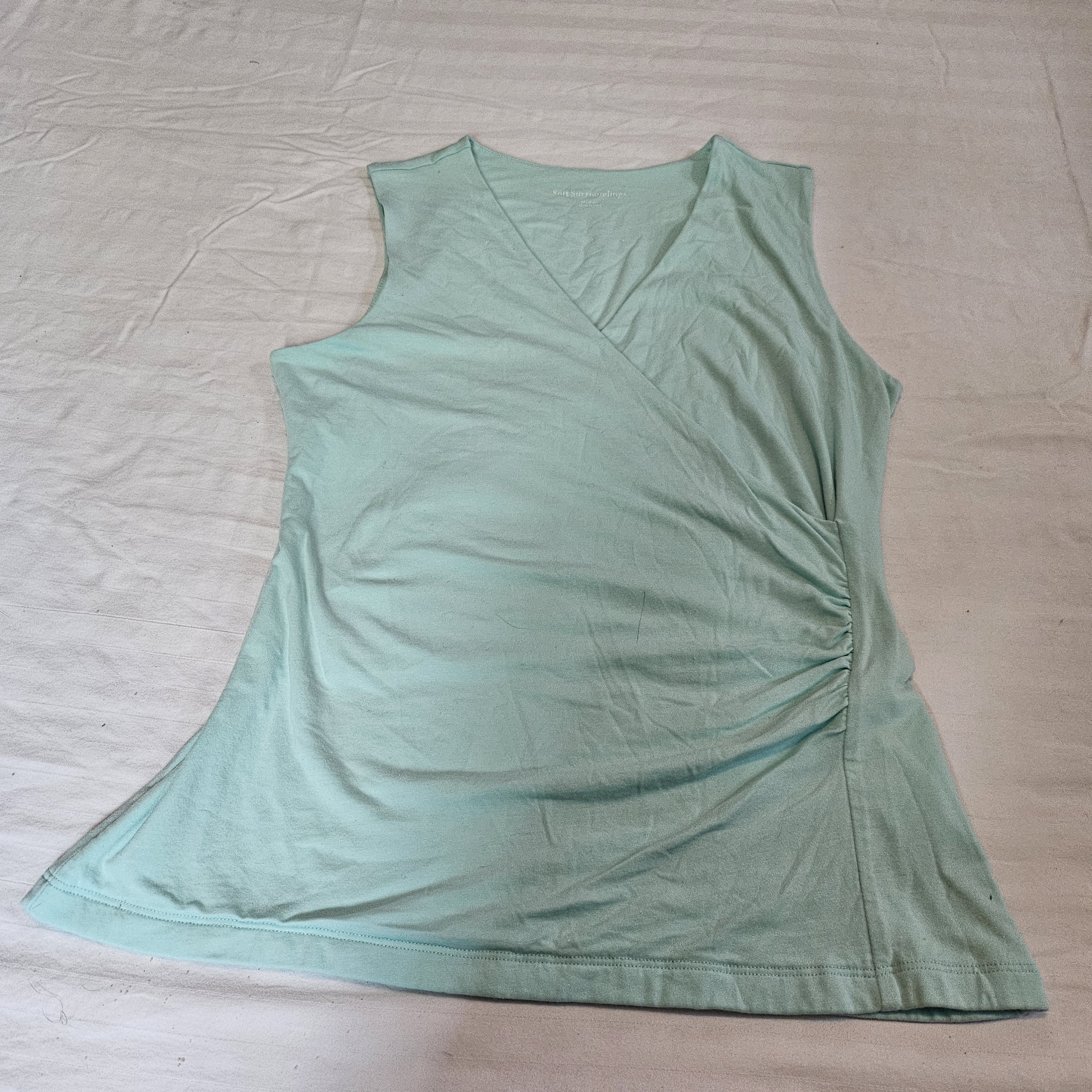 Soft Surroundings Soft Surroundings Woman's Tank top size M Turquoise Size M / US 6-8 / IT 42-44 - 1 Thumbnail