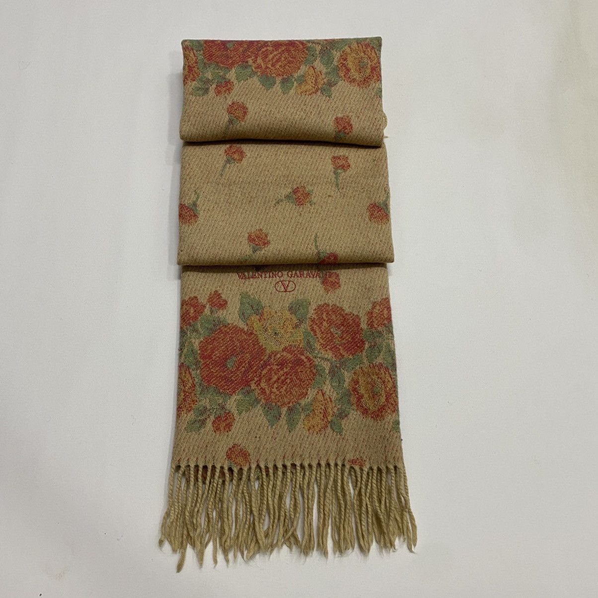 Valentino VALENTINO GARAVANI FLOWERS SCARF MUFFLER LUX049 Size ONE SIZE - 2 Thumbnail