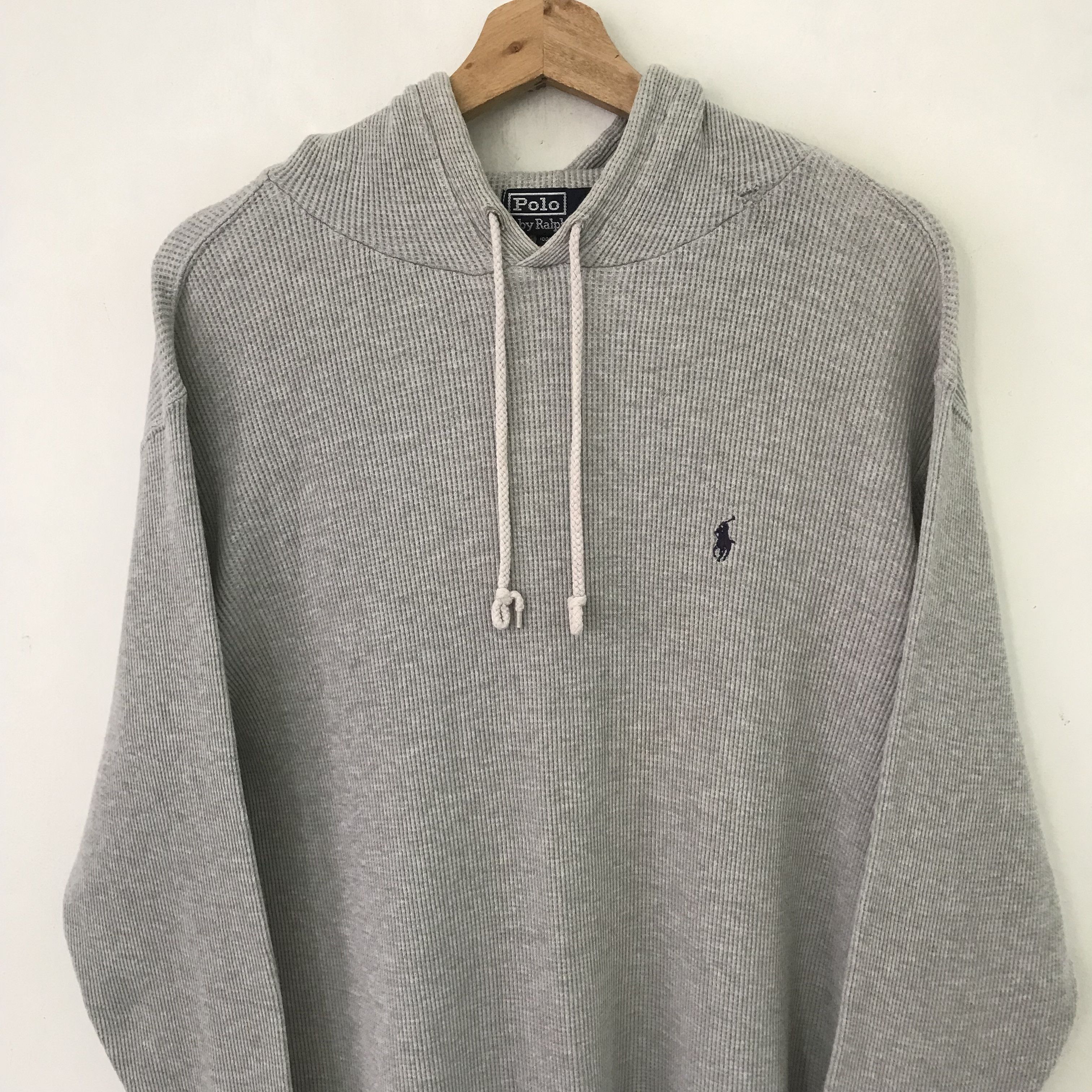 Polo Ralph Lauren Vintage Polo Ralph Lauren Gray Sweater Polo Small Pony Size US M / EU 48-50 / 2 - 3 Thumbnail