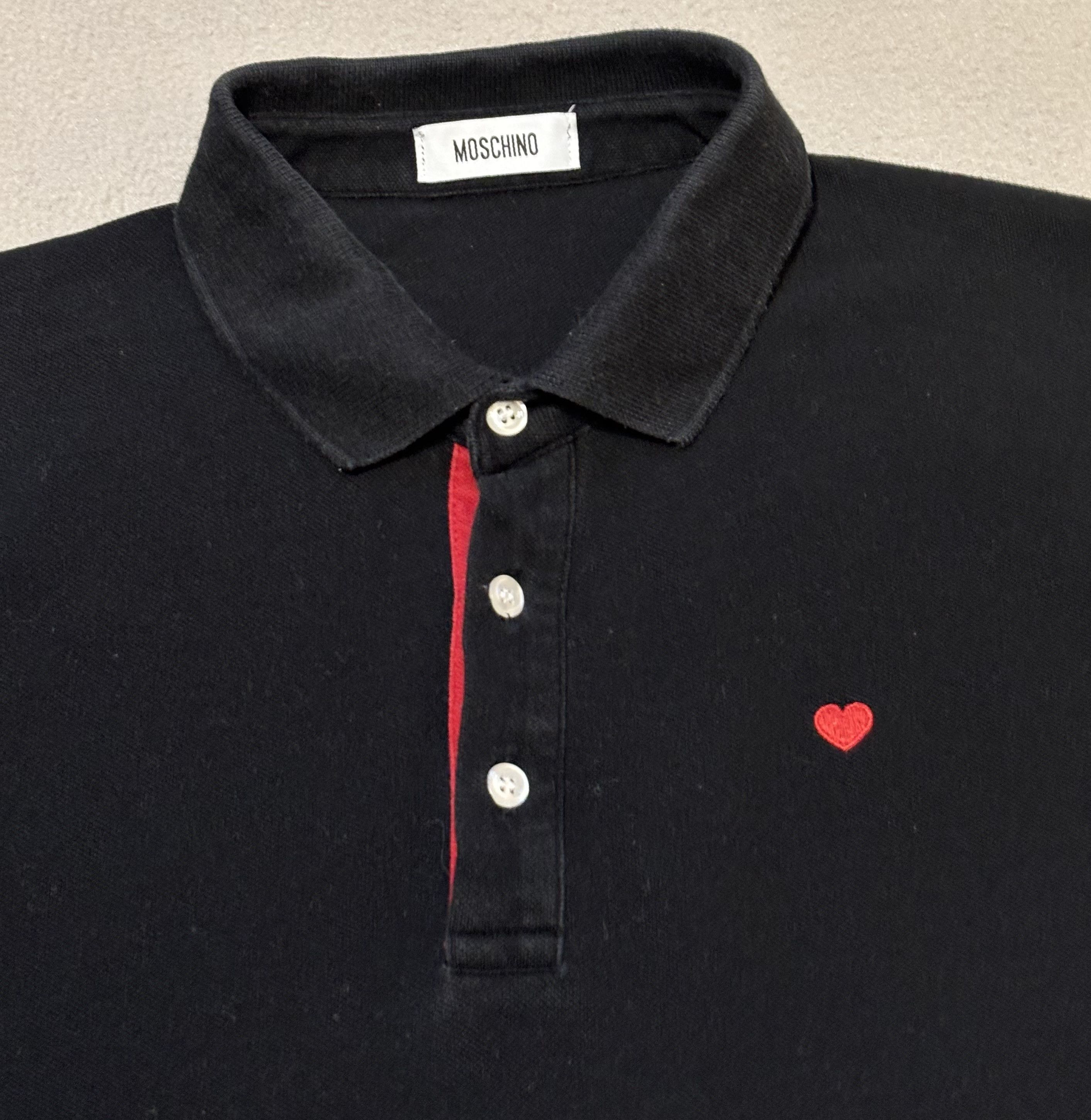 Moschino Moschino Black Polo Shirt Size M Size US M / EU 48-50 / 2 - 8 Thumbnail
