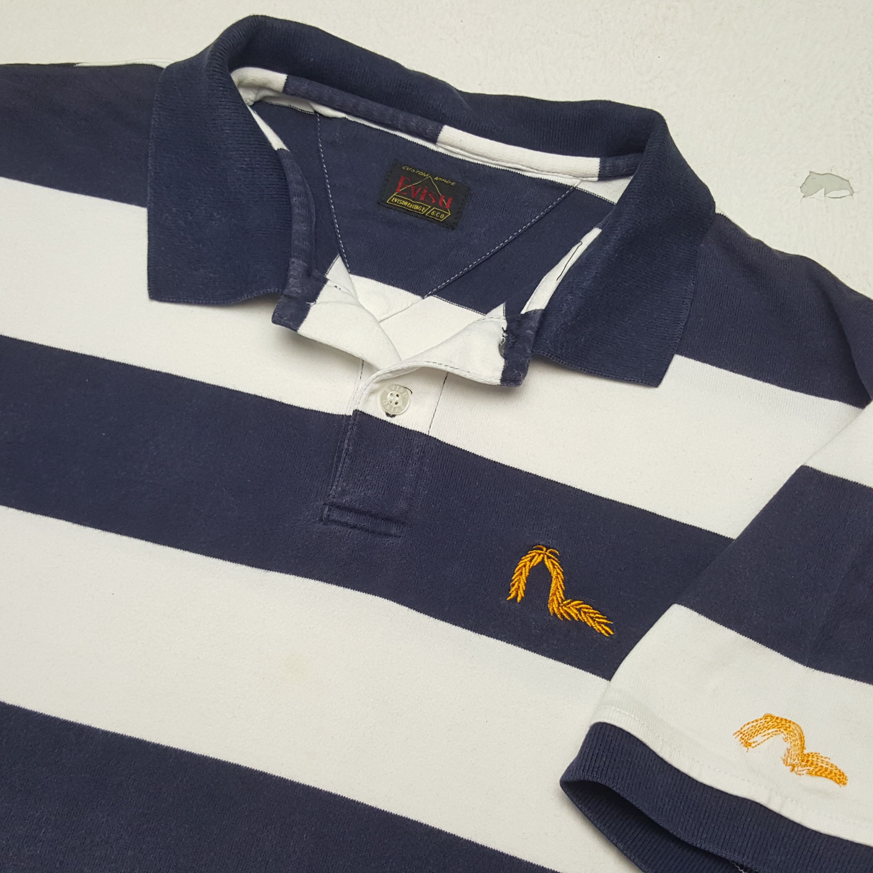 Japanese Brand × Vintage Vintage Evisu Japanese Brand Daicock Art Polos Size US L / EU 52-54 / 3 - 4 Thumbnail