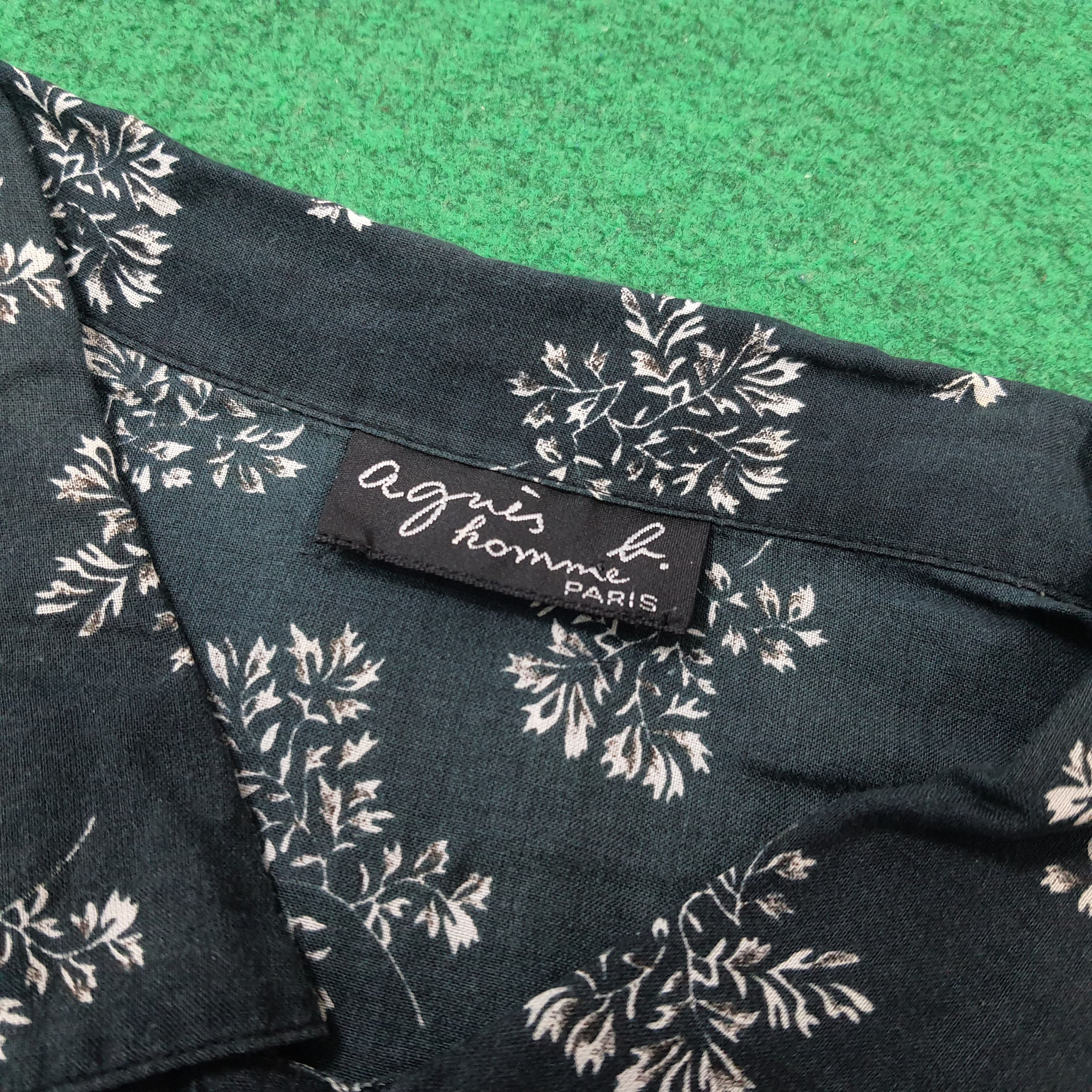 agnes b. Vintage Agnes b. Homme Paris Button Up Shirt C299N29 Size US M / EU 48-50 / 2 - 4 Thumbnail