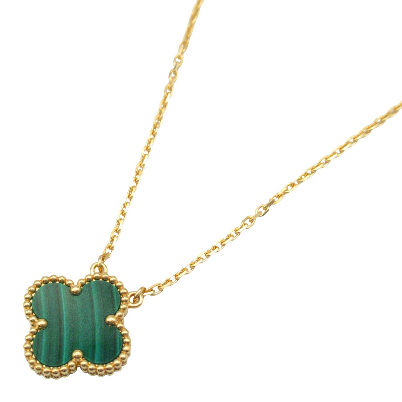 Van Cleef & Arpels Van Cleef Arpels Alhambra Necklace Malachite K18 (Yellow Gold) Green Size ONE SIZE - 1 Thumbnail