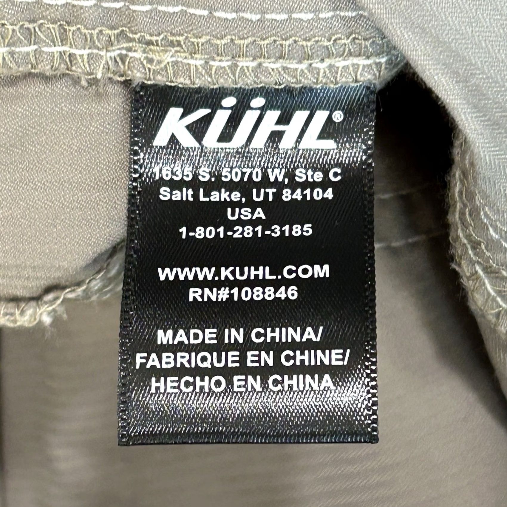 Vintage Kuhl Hiking Pants Women’s 10 Reg Tan Solid Embroidered Logo Pockets Straight Leg Chino Regular Rise Mid-20? Size 32" / US 10 / IT 46 - 5 Thumbnail