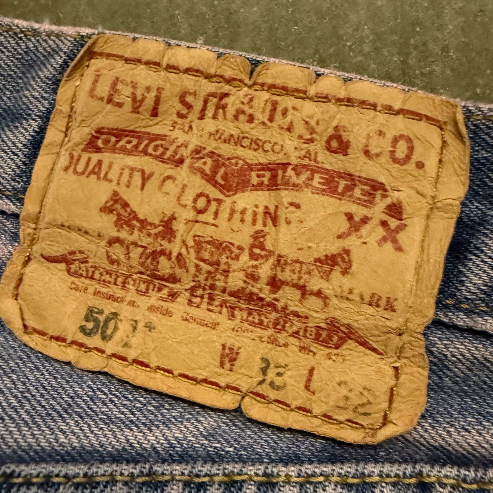 Levi's Levi’s Purple Dyed 501s Size US 33 - 6 Thumbnail