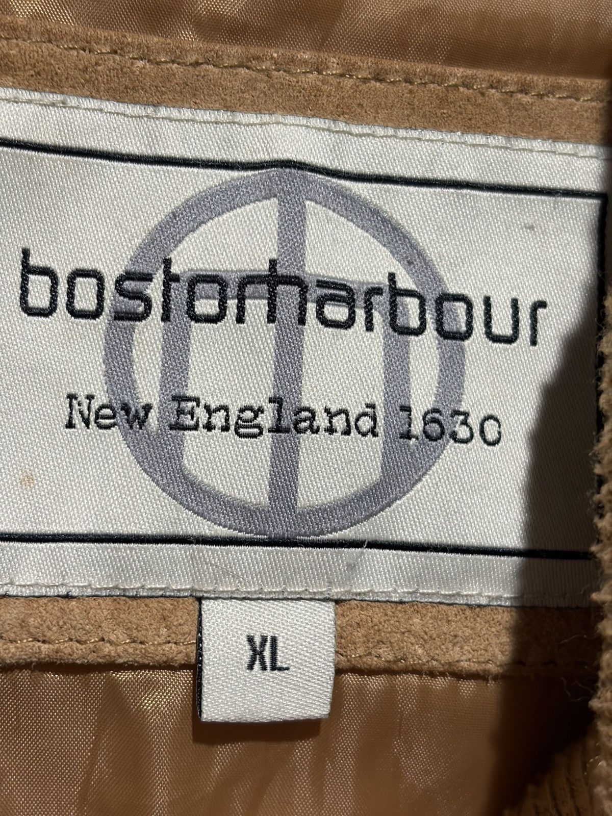 Other Boston Harbour Leather Jacket Bomber Full Zip Lined Size US XL / EU 56 / 4 - 3 Thumbnail