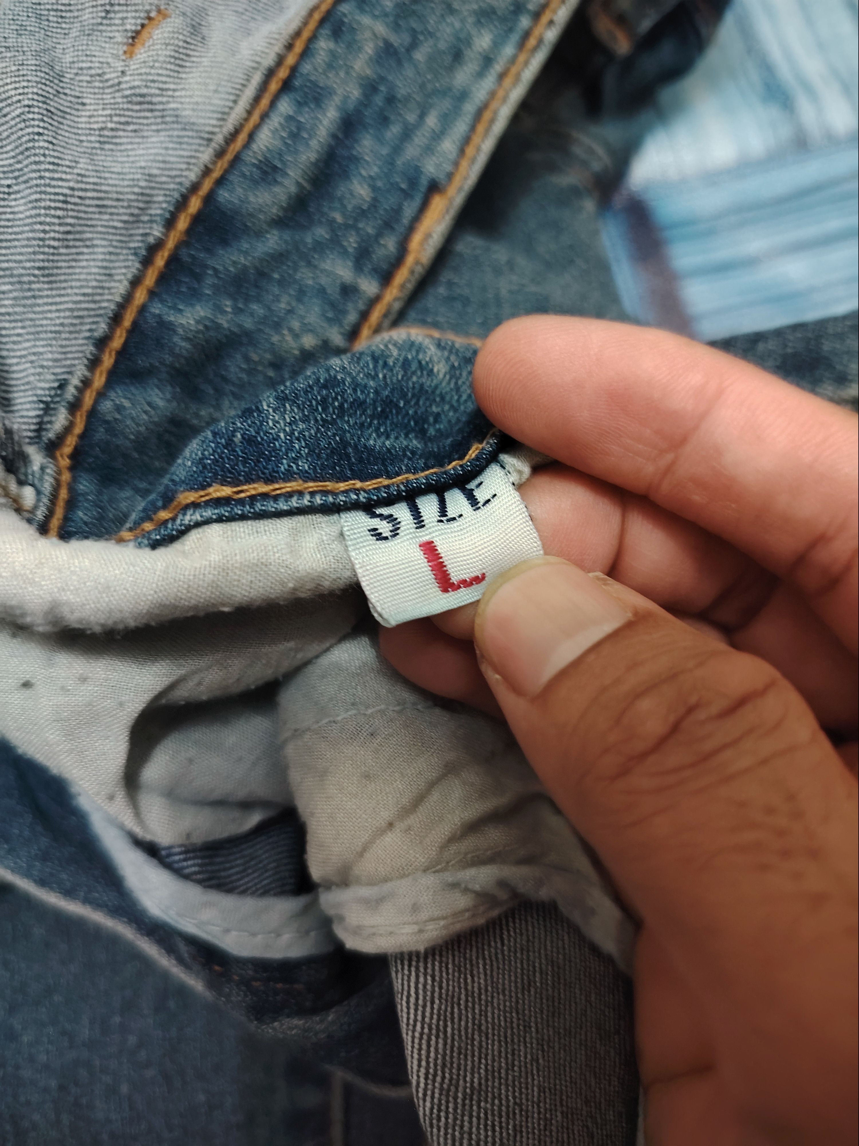 If Six Was Nine × Japanese Brand Insane Bootcut Aofeng Flower Embroidered Side Flared Jeans Size US 30 / EU 46 - 10 Thumbnail