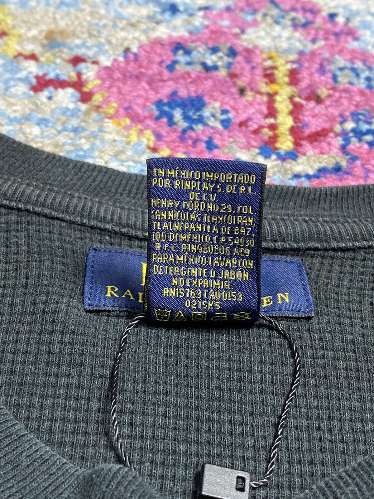 Polo Ralph Lauren × Vintage Classic Polo Ralph Lauren Thermal Waffle Knit Sweatshirts Size US M / EU 48-50 / 2 - 4 Thumbnail