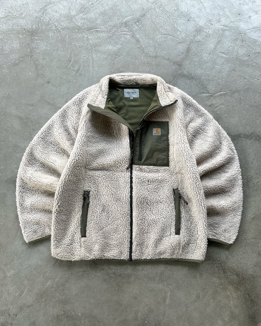 Carhartt × Vintage Vintage Carhartt Sherpa Deep Fleece Jacket Size US XL / EU 56 / 4 - 4 Thumbnail