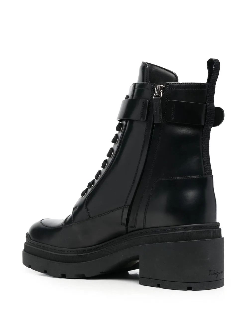 Salvatore Ferragamo o1y0326 Ankle Boots in Black Size US 5 / IT 35 - 3 Thumbnail