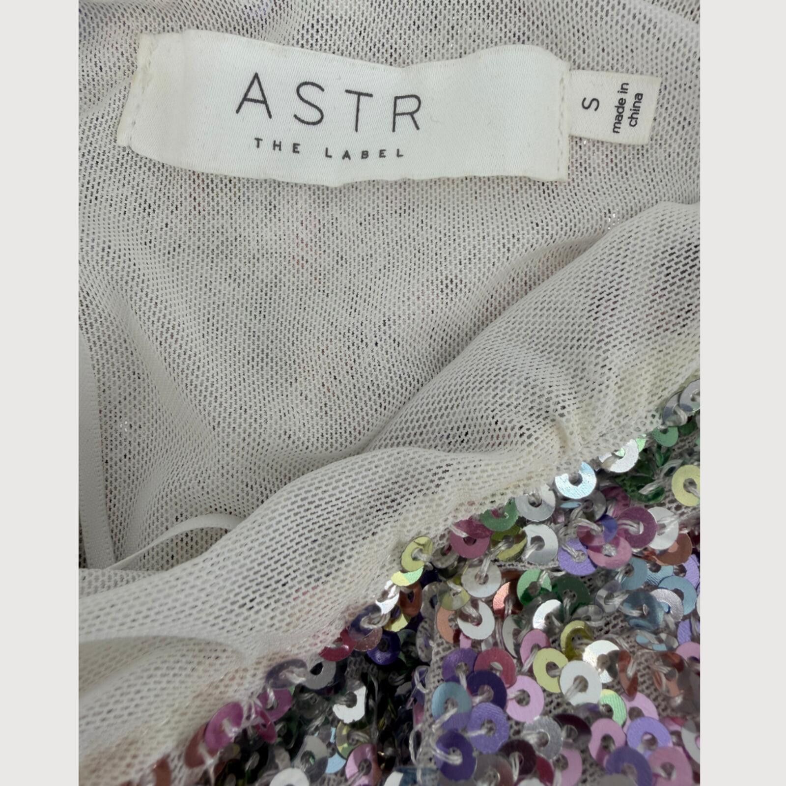 Other Revolve ASTR The Label Kendra Sequin Mini Dress S Size S / US 4 / IT 40 - 4 Thumbnail