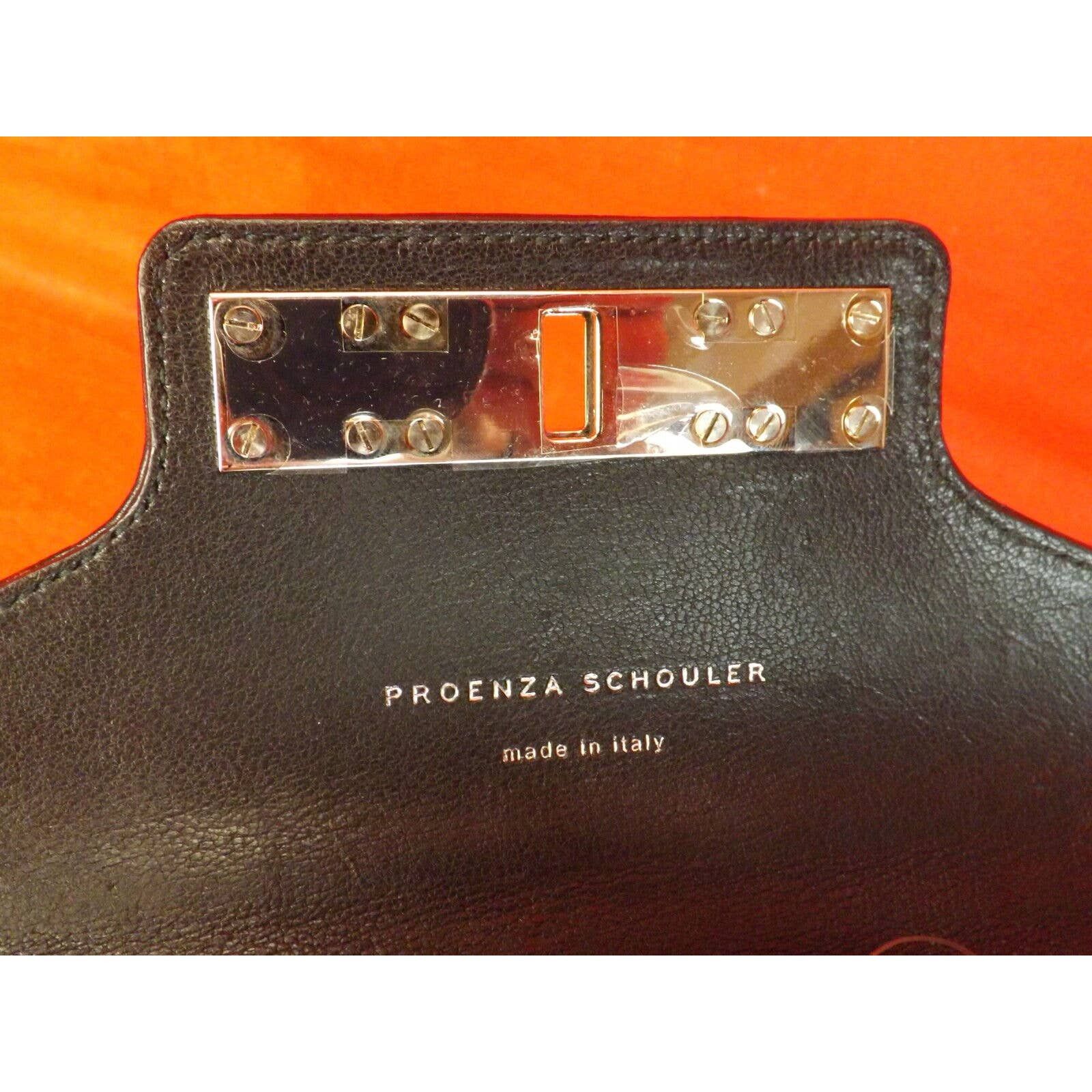 BLACK TEXTURE LEATHER PS11 CONTINENTAL CLUTCH WALLET $685