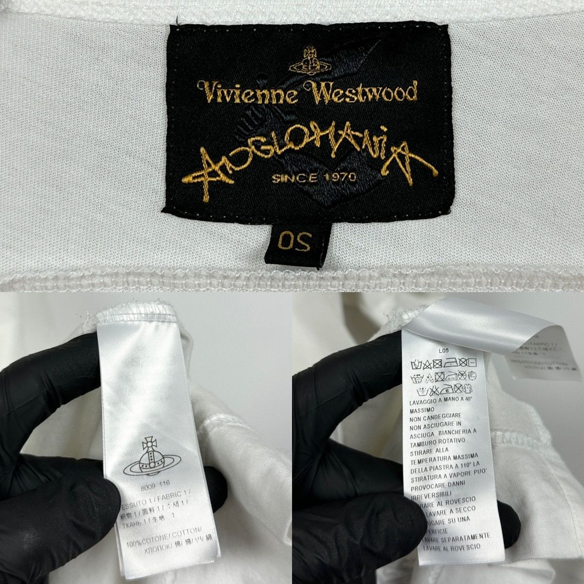 Vivienne Westwood Vivienne Westwood Anglomania Graphic Lion Orb White T-Shirt Size US XL / EU 56 / 4 - 21 Thumbnail