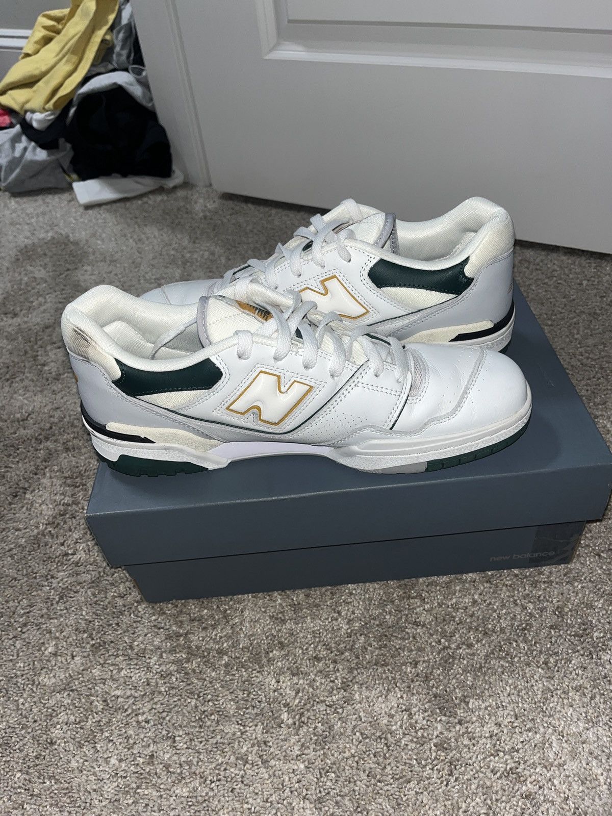 New Balance New Balance 550 Nightwatch Green / Gently Used / BB550PWC Size US 10.5 / EU 43-44 - 1 Thumbnail