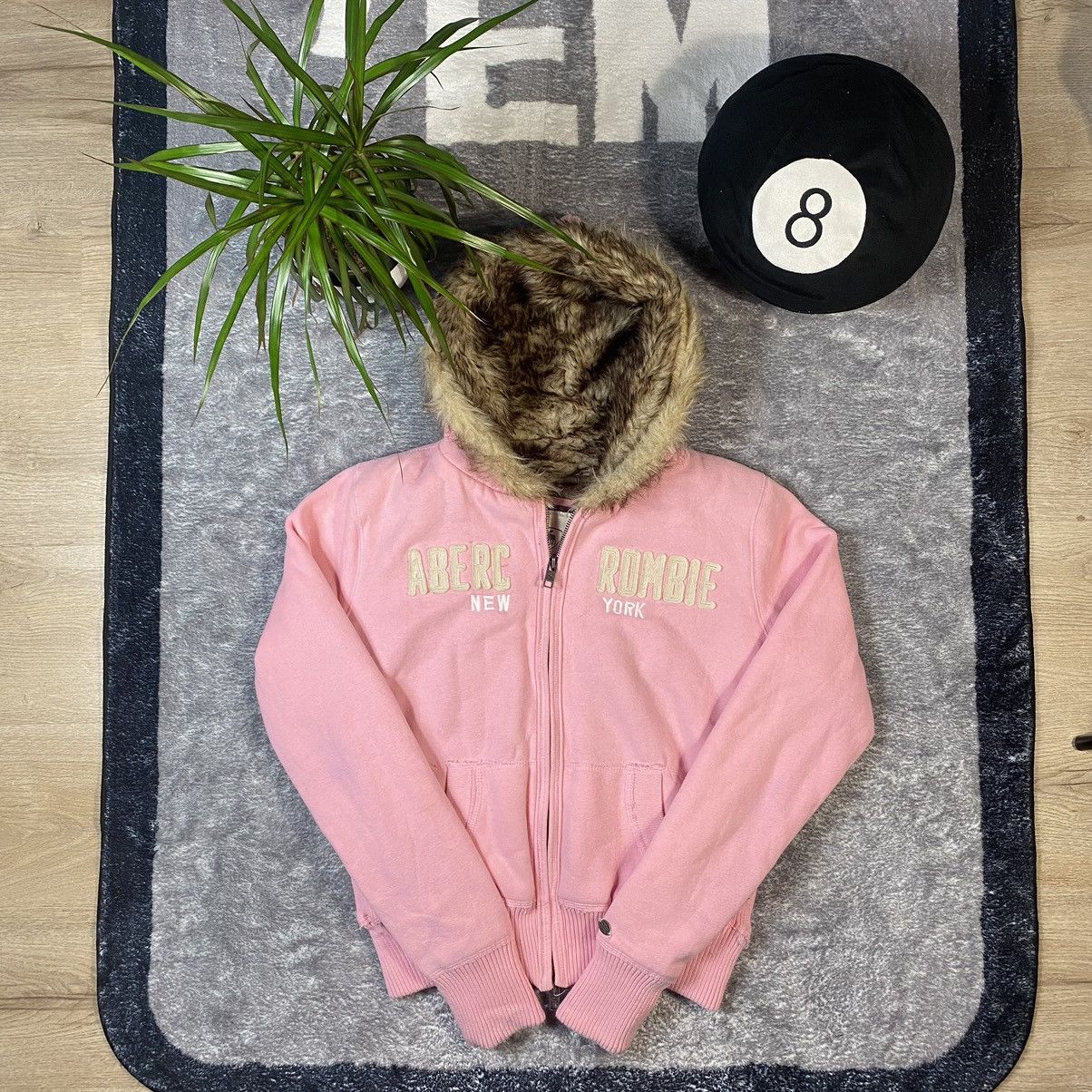 HYSTERIC GLAMOUR X VINTAGE JAPANESE ABERCROMBIE & FITCH FUR HOODIE IFSIX STYLE