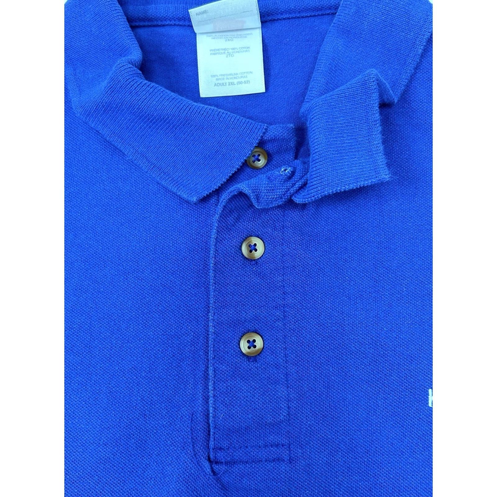 Hanes VINTAGE The Bud Light Hotel Dallas Polo Shirt Embroidered Blue Golf Size 2XL Mens Size US XXL / EU 58 / 5 - 4 Thumbnail