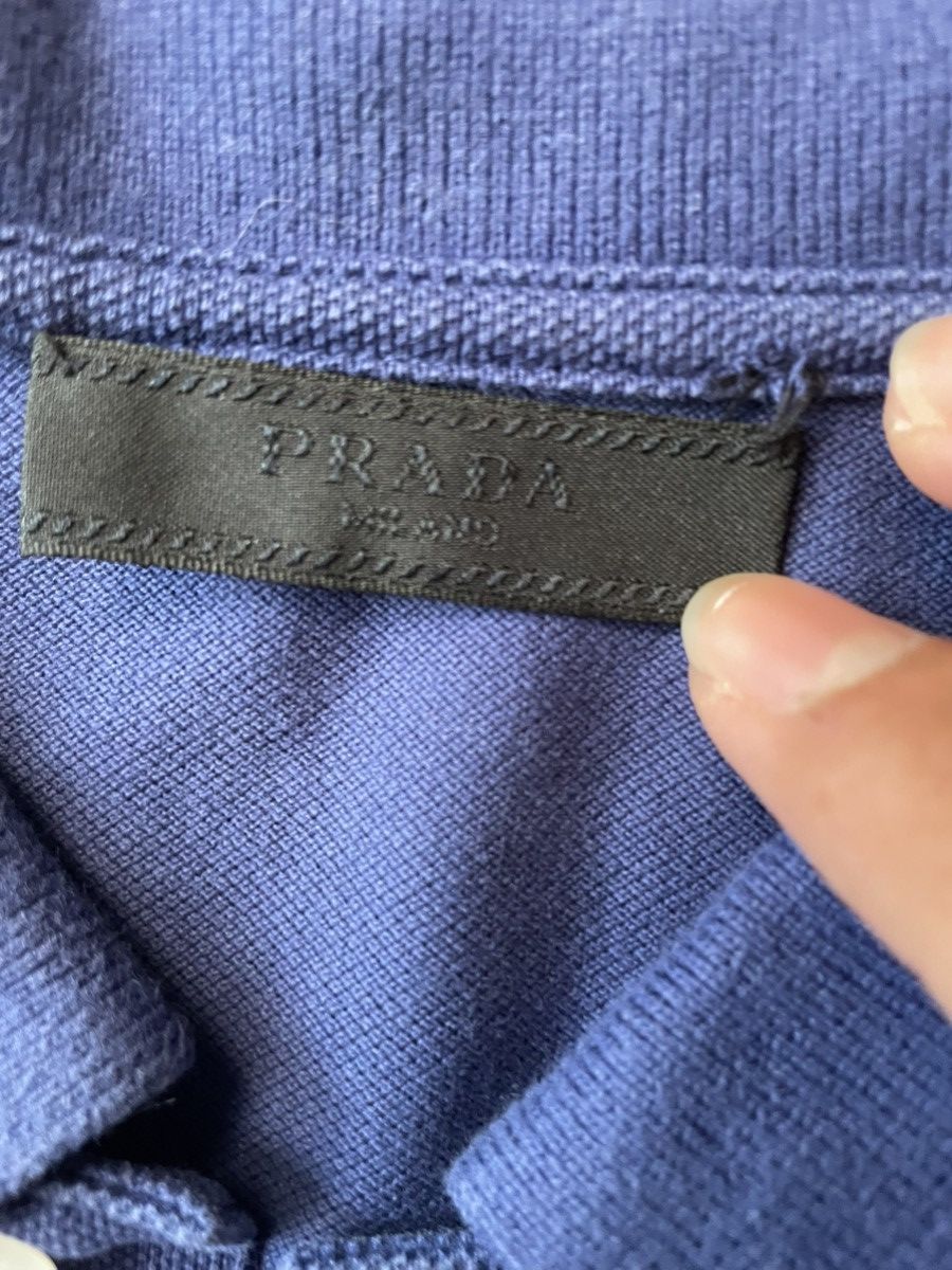 Prada prada navy blue polo Size US M / EU 48-50 / 2 - 3 Thumbnail