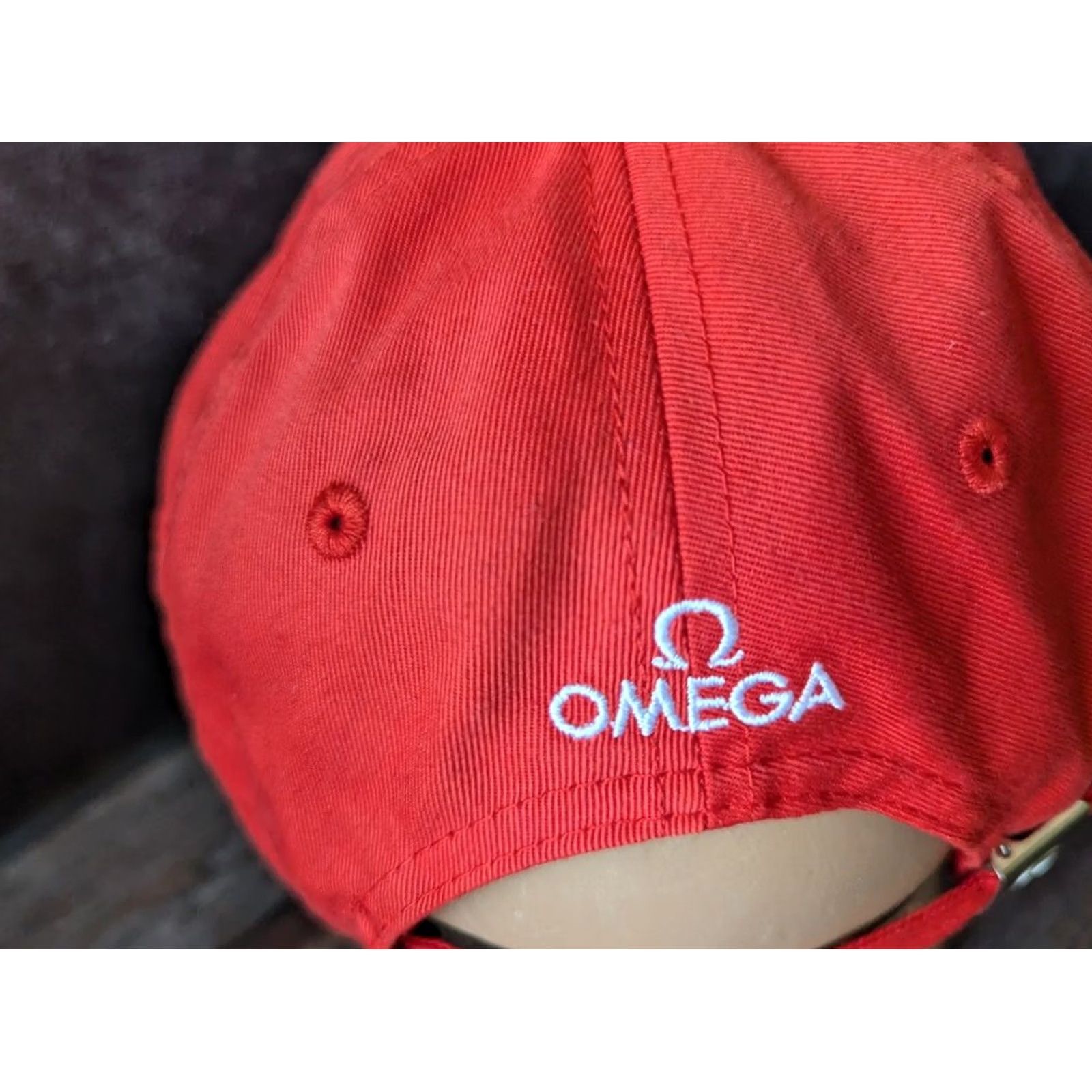 Omega Omega Baseball Cap Hat Red One Size Mens Men’s Nike Shirt Size ONE SIZE - 7 Thumbnail