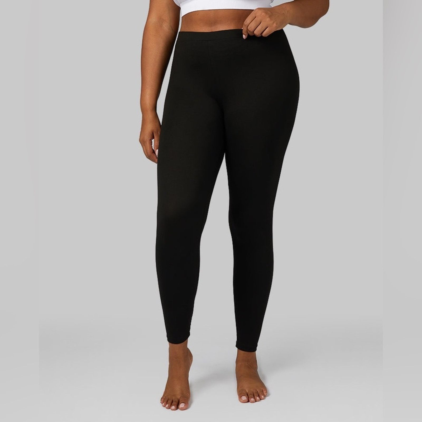 Nordstrom NEW 32° HEAT Cozy Heat Black Full High Rise Leggings Tights Size 36" / US 14 / IT 50 - 5 Thumbnail