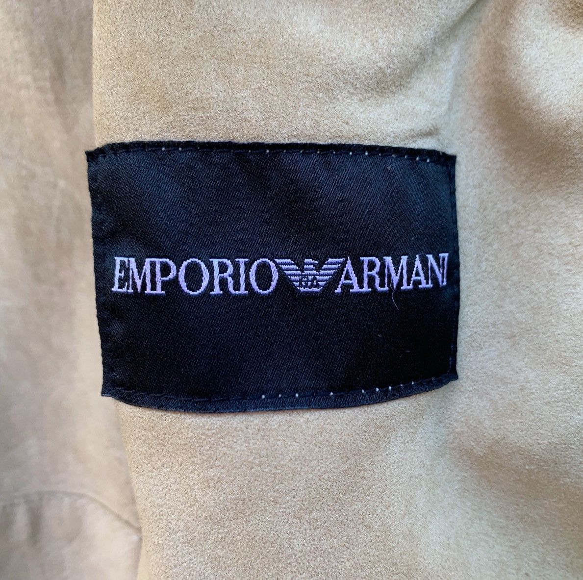 Emporio Armani SS2007 EMPORIO ARMANI BIKER SUEDE LEATHER JACKET Size US S / EU 44-46 / 1 - 12 Thumbnail