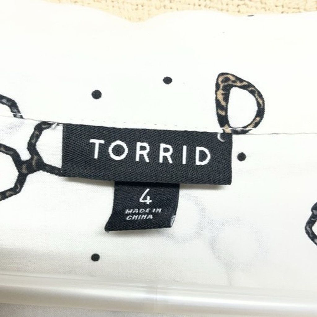 Torrid Torrid Collared Button-Up Long Sleeve Shirt Women 4X Size ONE SIZE - 2 Thumbnail